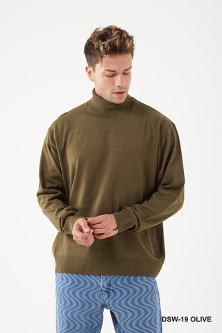 TR Premium Oversized Wool Turtle Neck Sweater - DSW-19