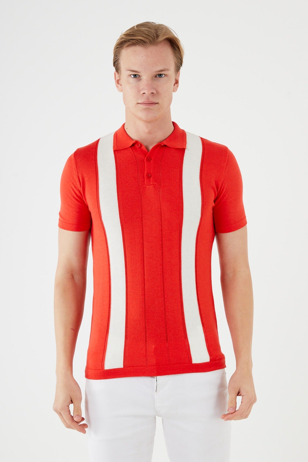 KNIT SHORT SLEEVE SHIRT TR-11518