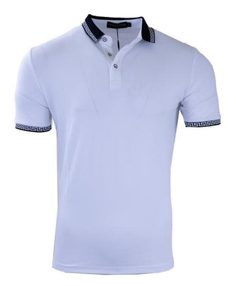 Striped Stretch Cotton Polo CVPL-50