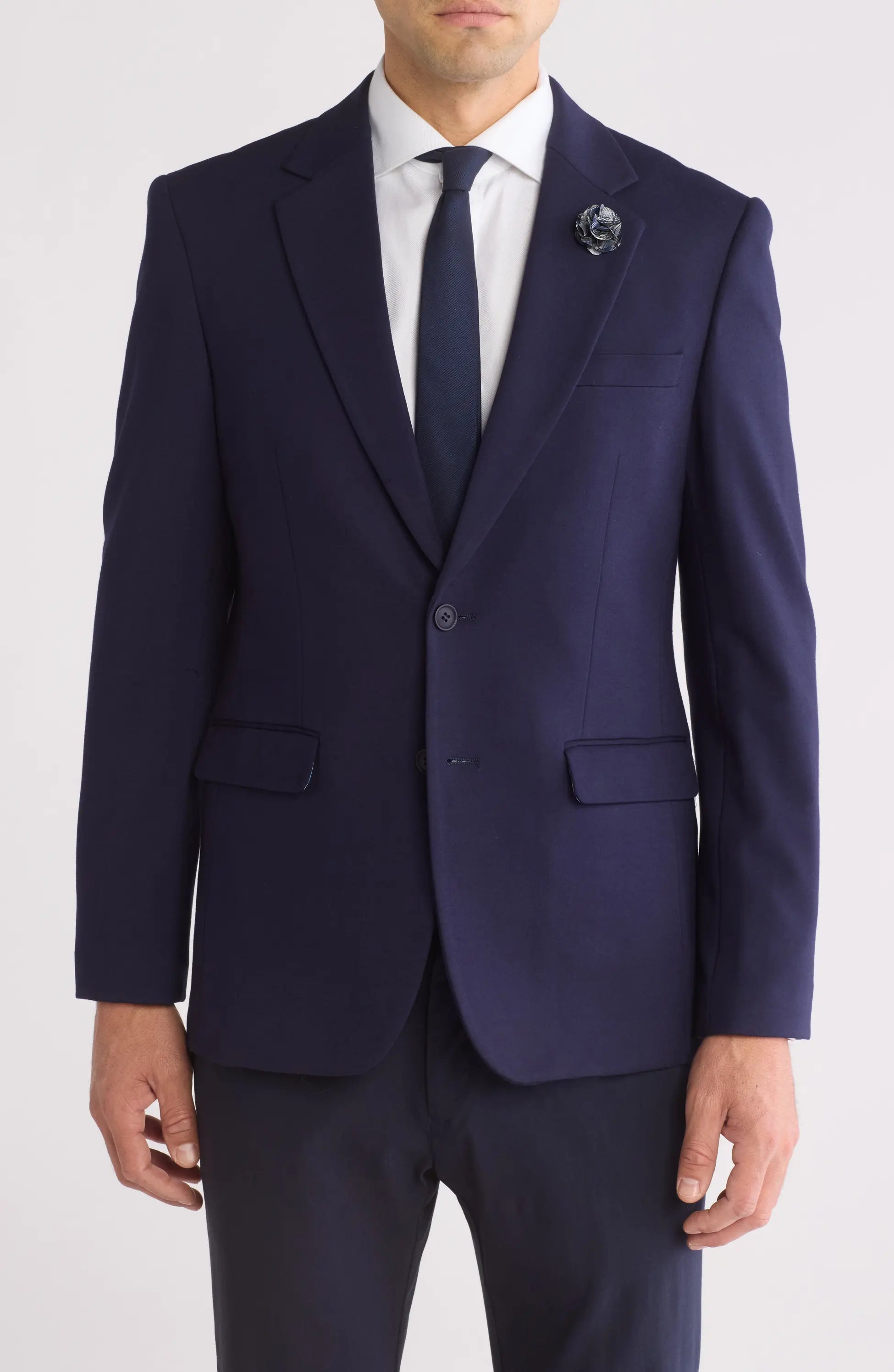 TRB-751 Slim Fit Knit Blazer