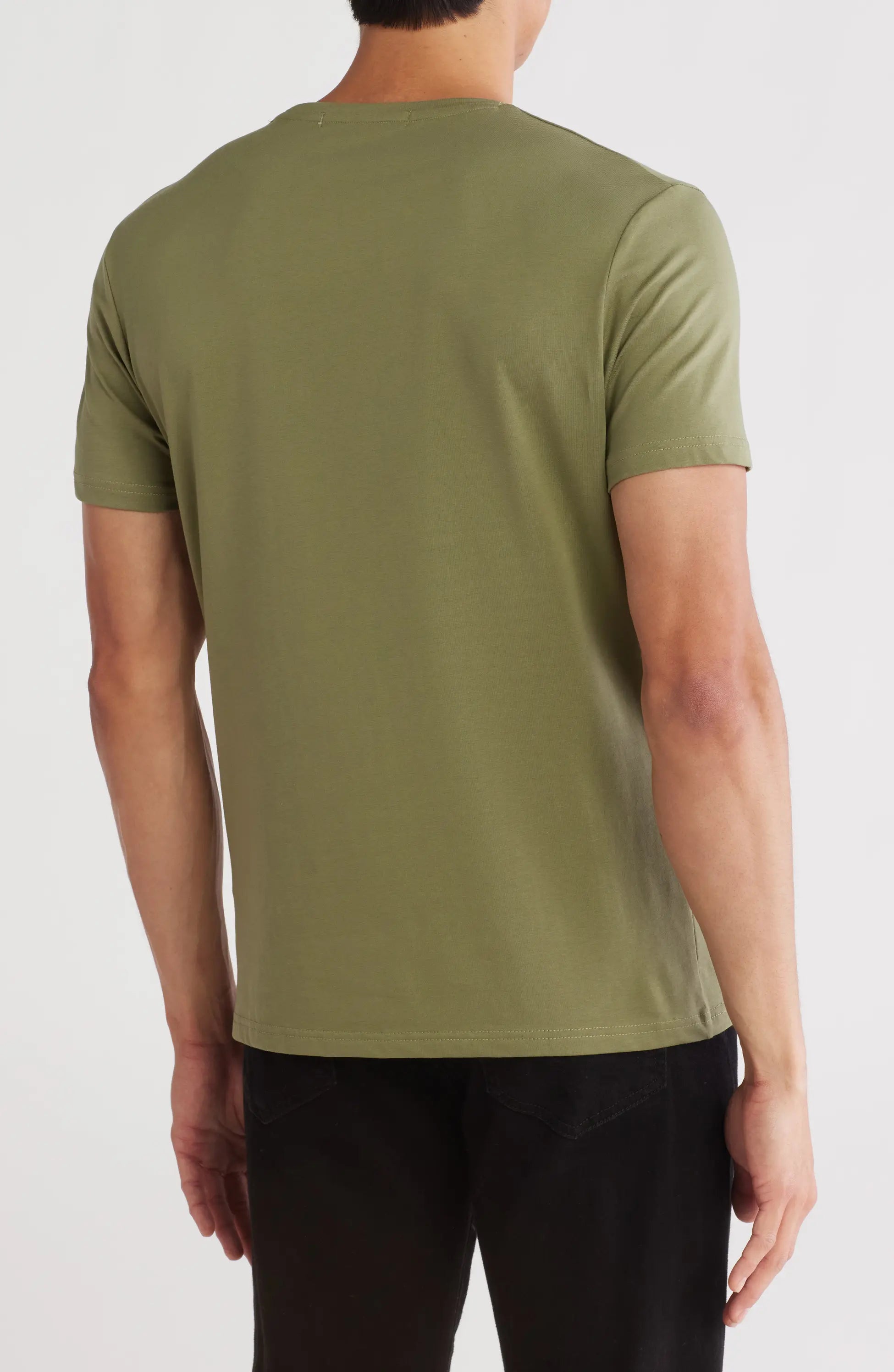 TRT-1025 3D Abstract Stretch Cotton Graphic T-Shirt