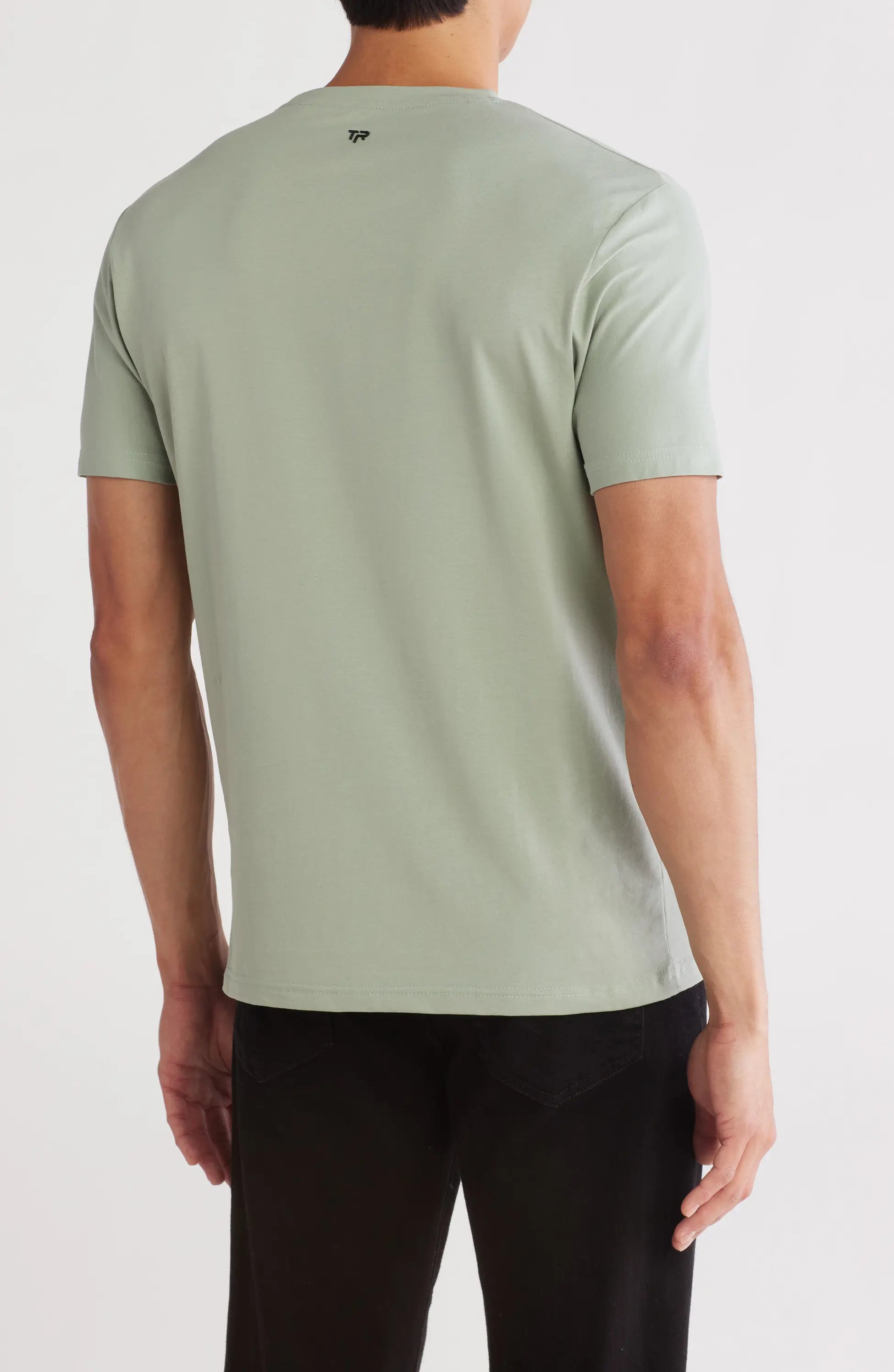 TRT-1032 3D Abstract Stretch Cotton Graphic T-Shirt
