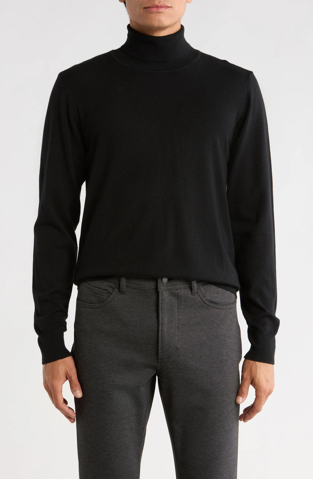 TRCK-11553-SLIM FIT TURTLE NECK SWEATER