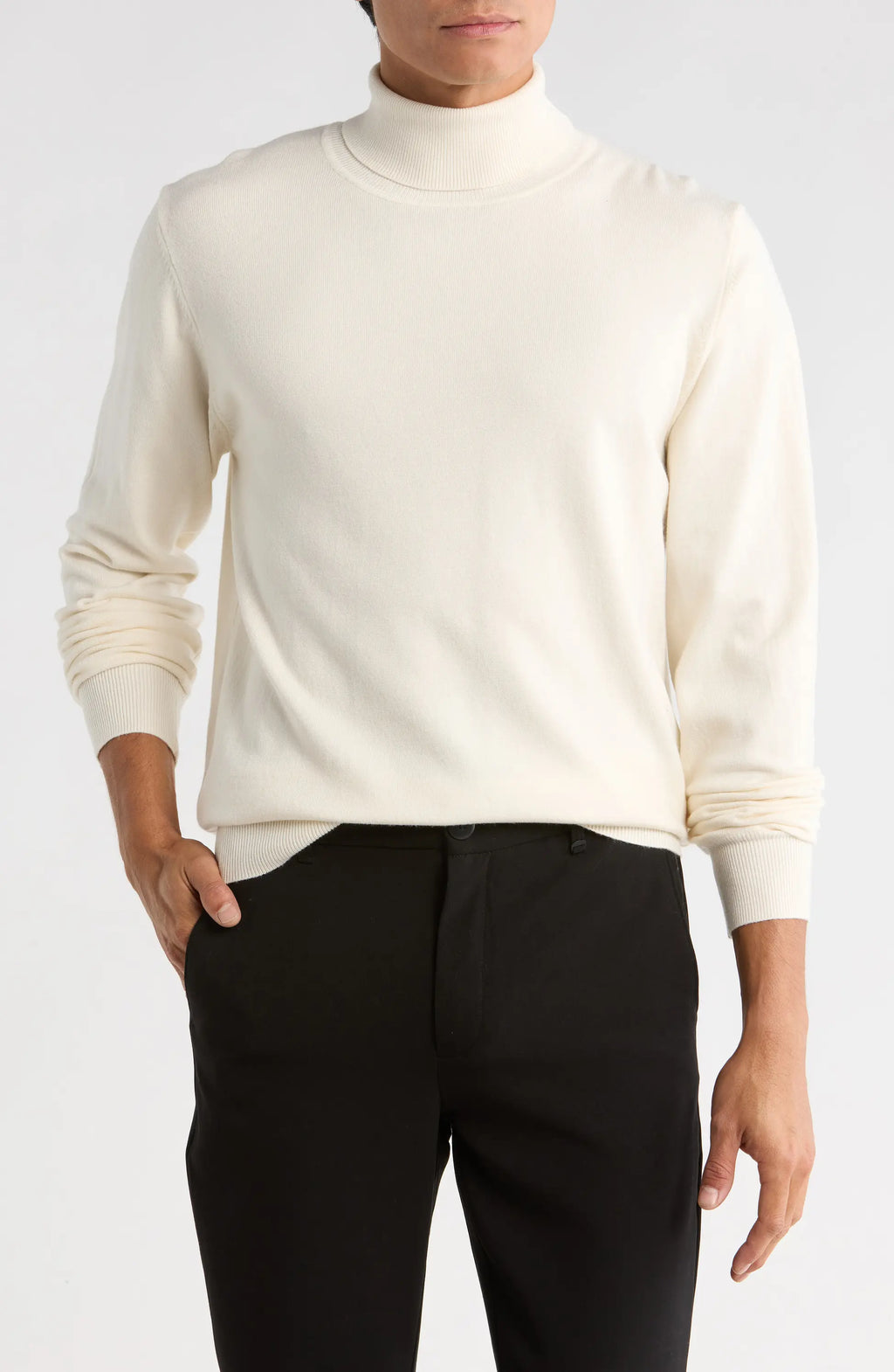 TRCK-11553-SLIM FIT TURTLE NECK SWEATER