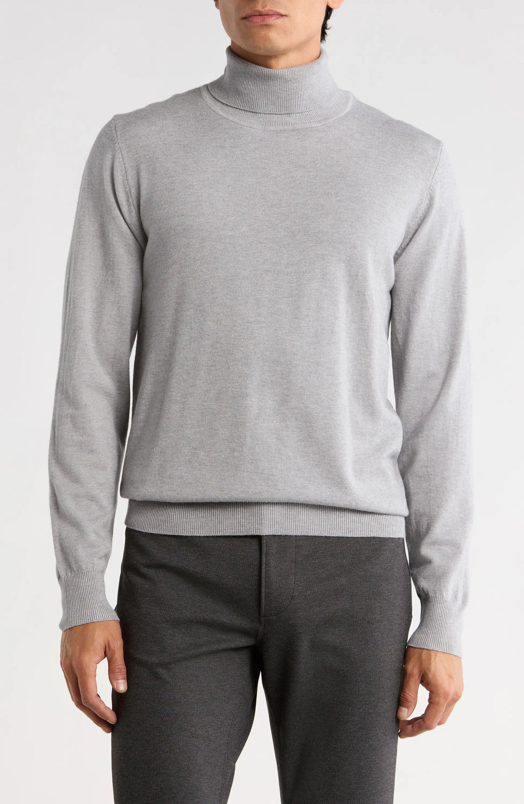 TRCK-11553-SLIM FIT TURTLE NECK SWEATER