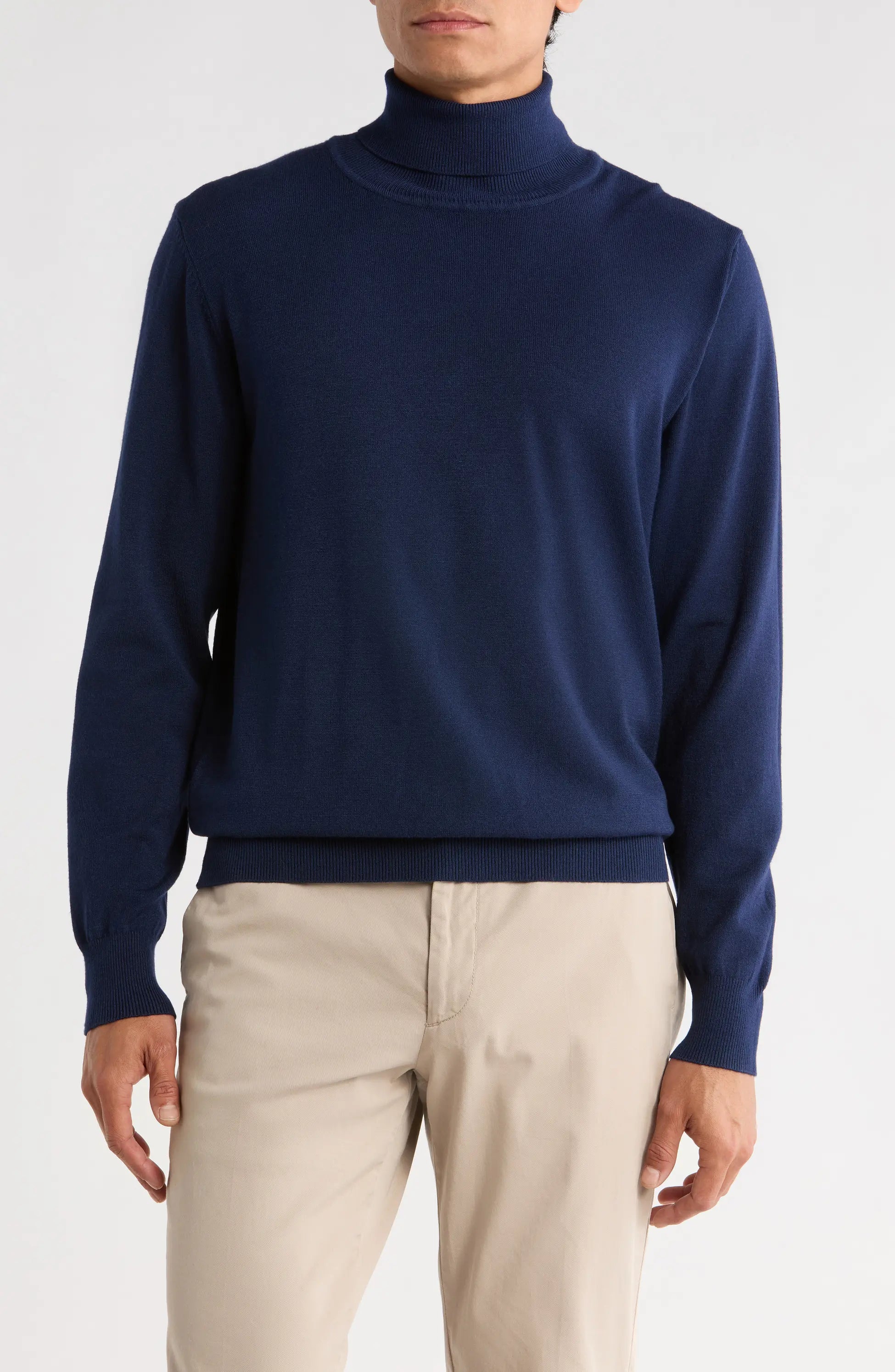 TRCK-11553-SLIM FIT TURTLE NECK SWEATER