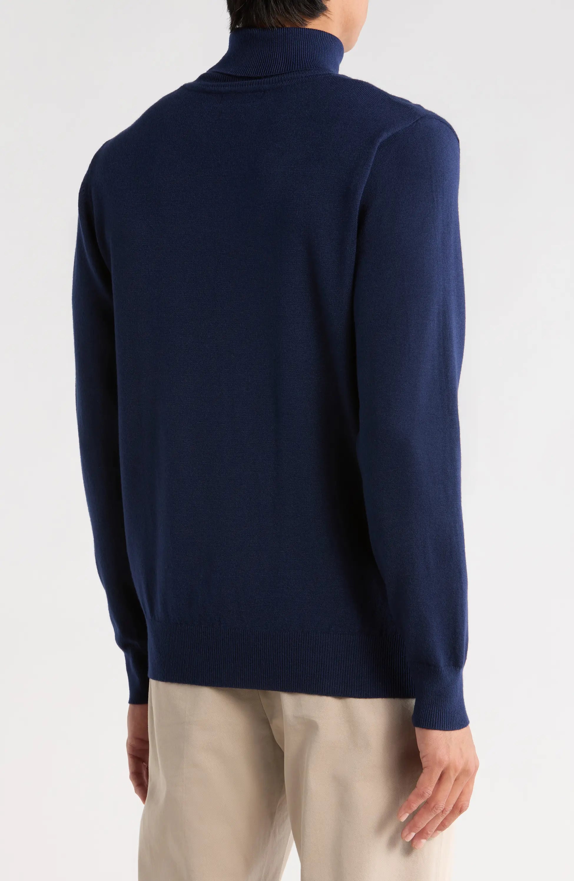 TRCK-11553-SLIM FIT TURTLE NECK SWEATER