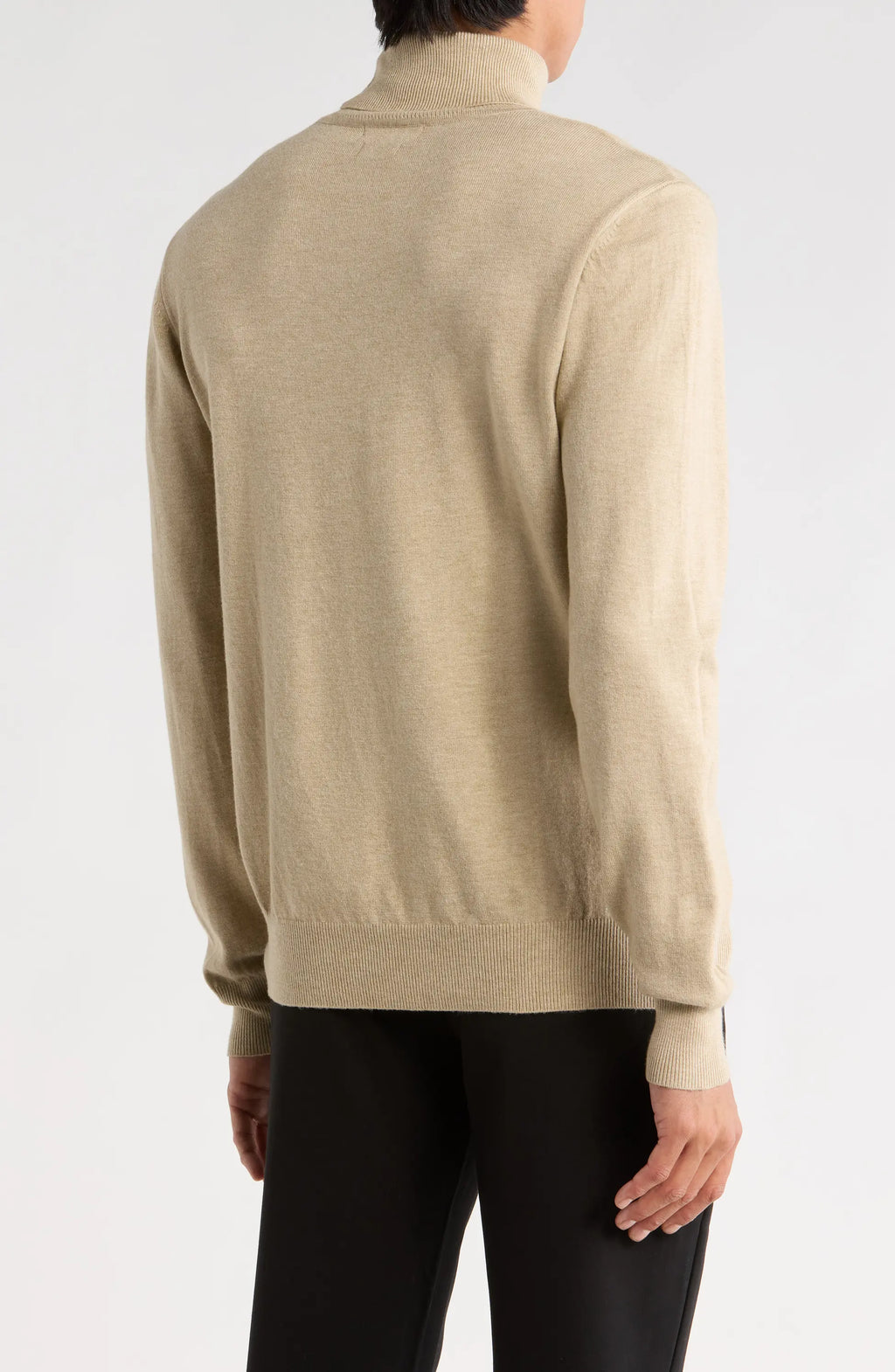 TRCK-11553-SLIM FIT TURTLE NECK SWEATER