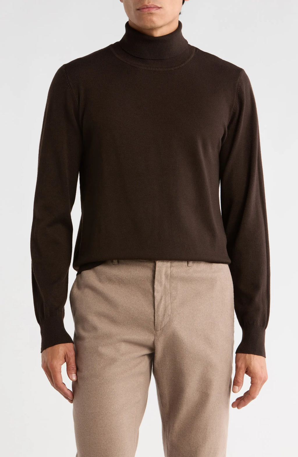 TRCK-11553-SLIM FIT TURTLE NECK SWEATER