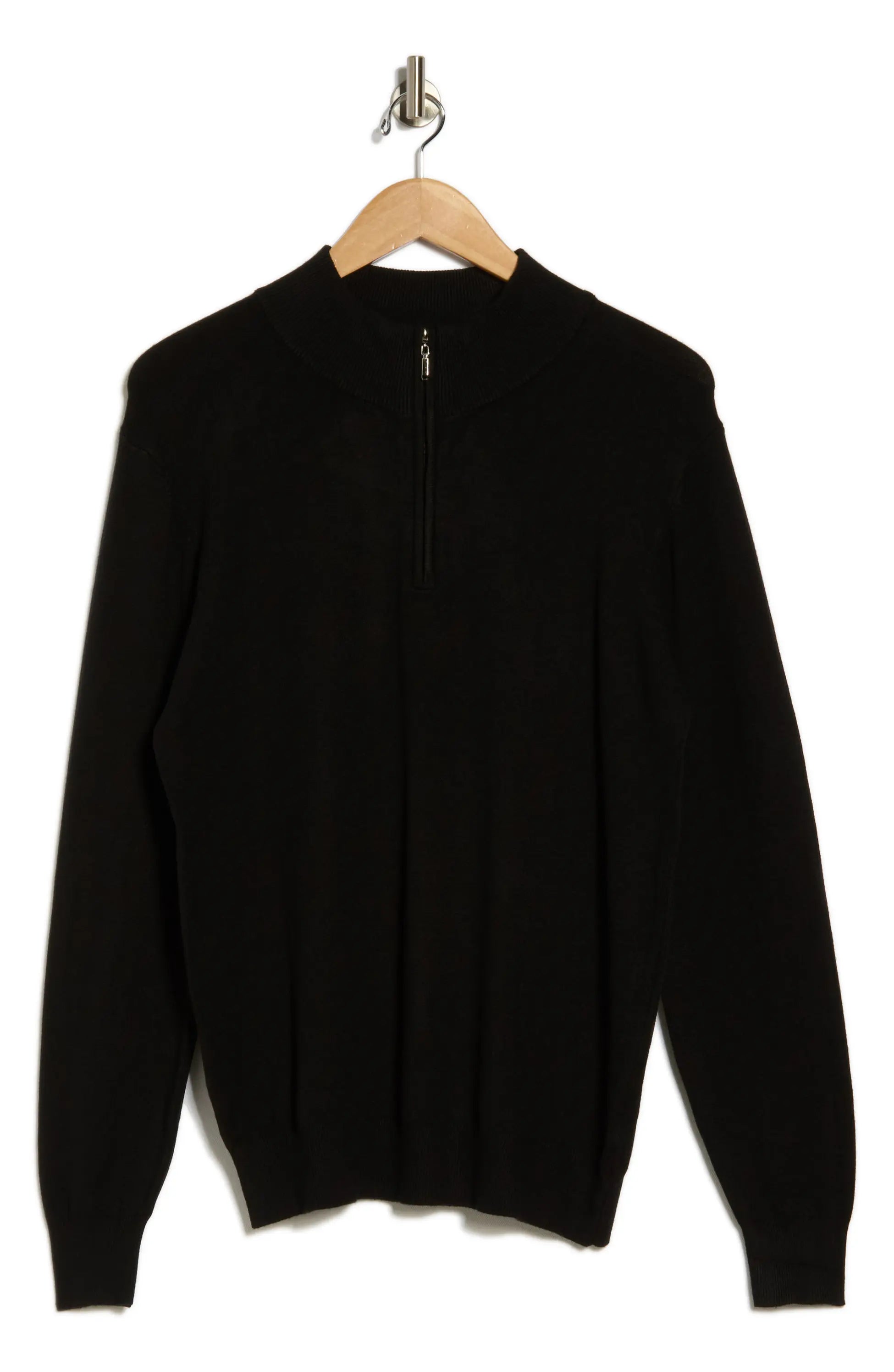 TRCK-11556-SLIM FIT QUARTE ZIP SWEATER