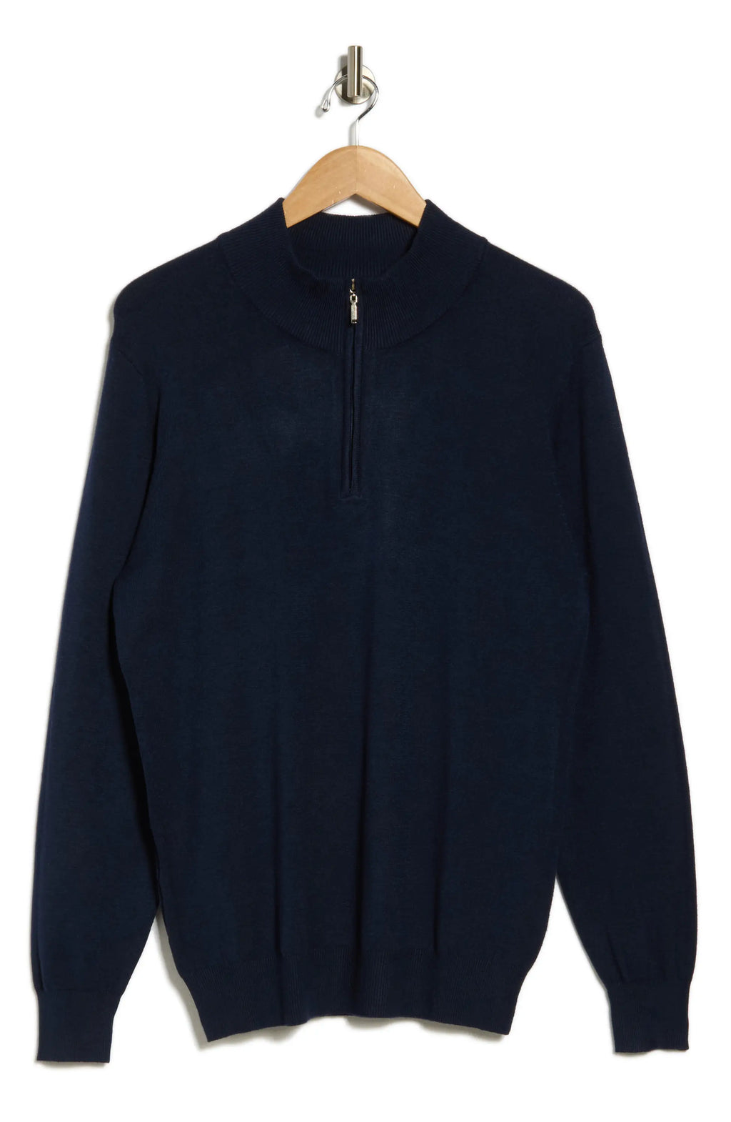 TRCK-11556-SLIM FIT QUARTE ZIP SWEATER