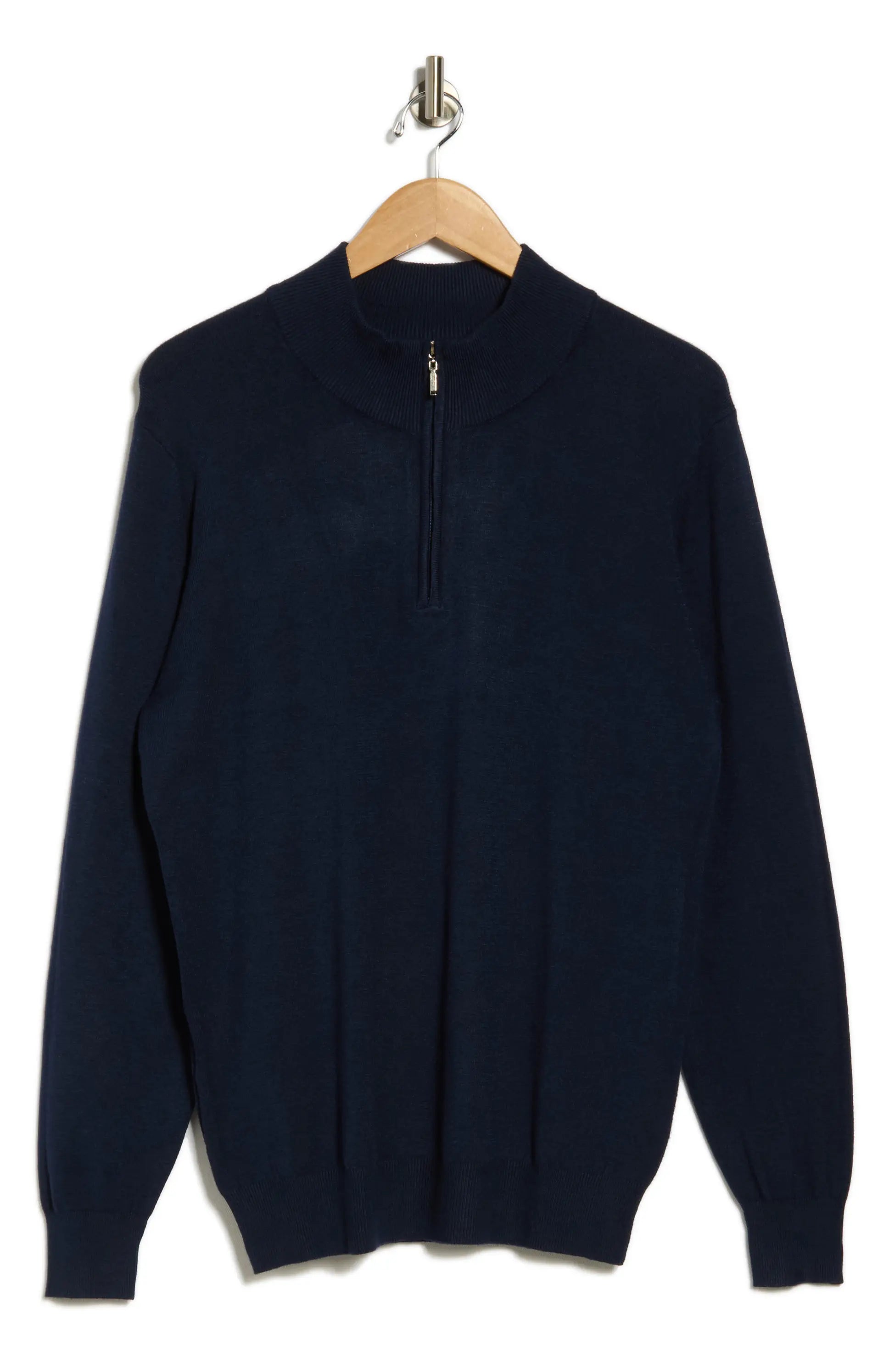 TRCK-11556-SLIM FIT QUARTE ZIP SWEATER