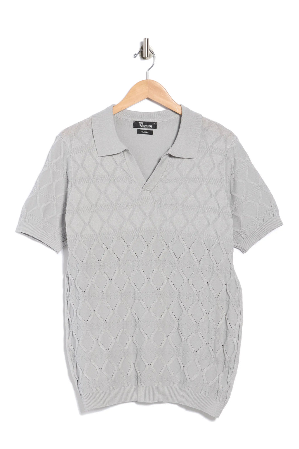 TRCK-11567-Slim Fit Polo Sweater