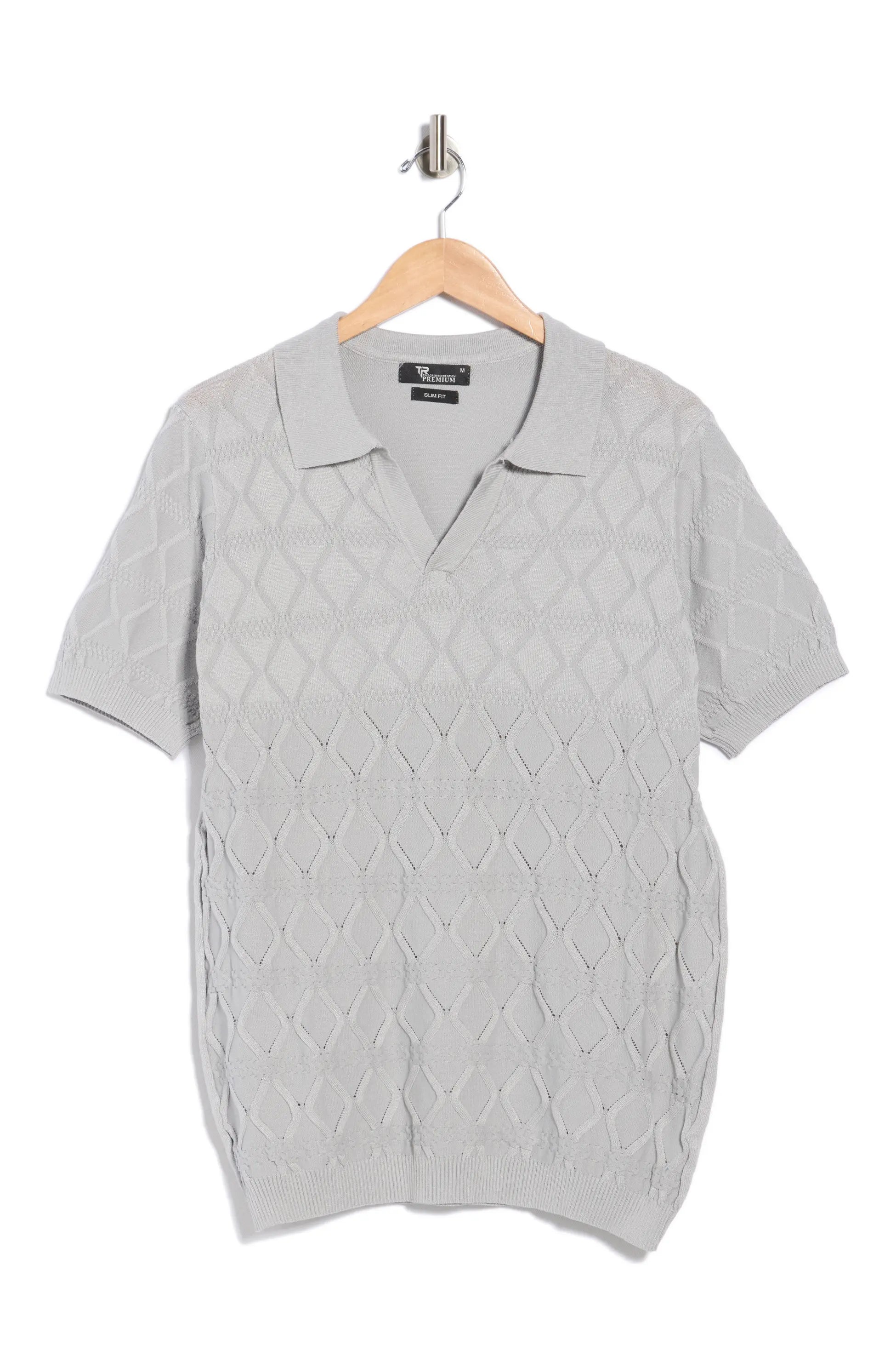 TRCK-11567-Slim Fit Polo Sweater