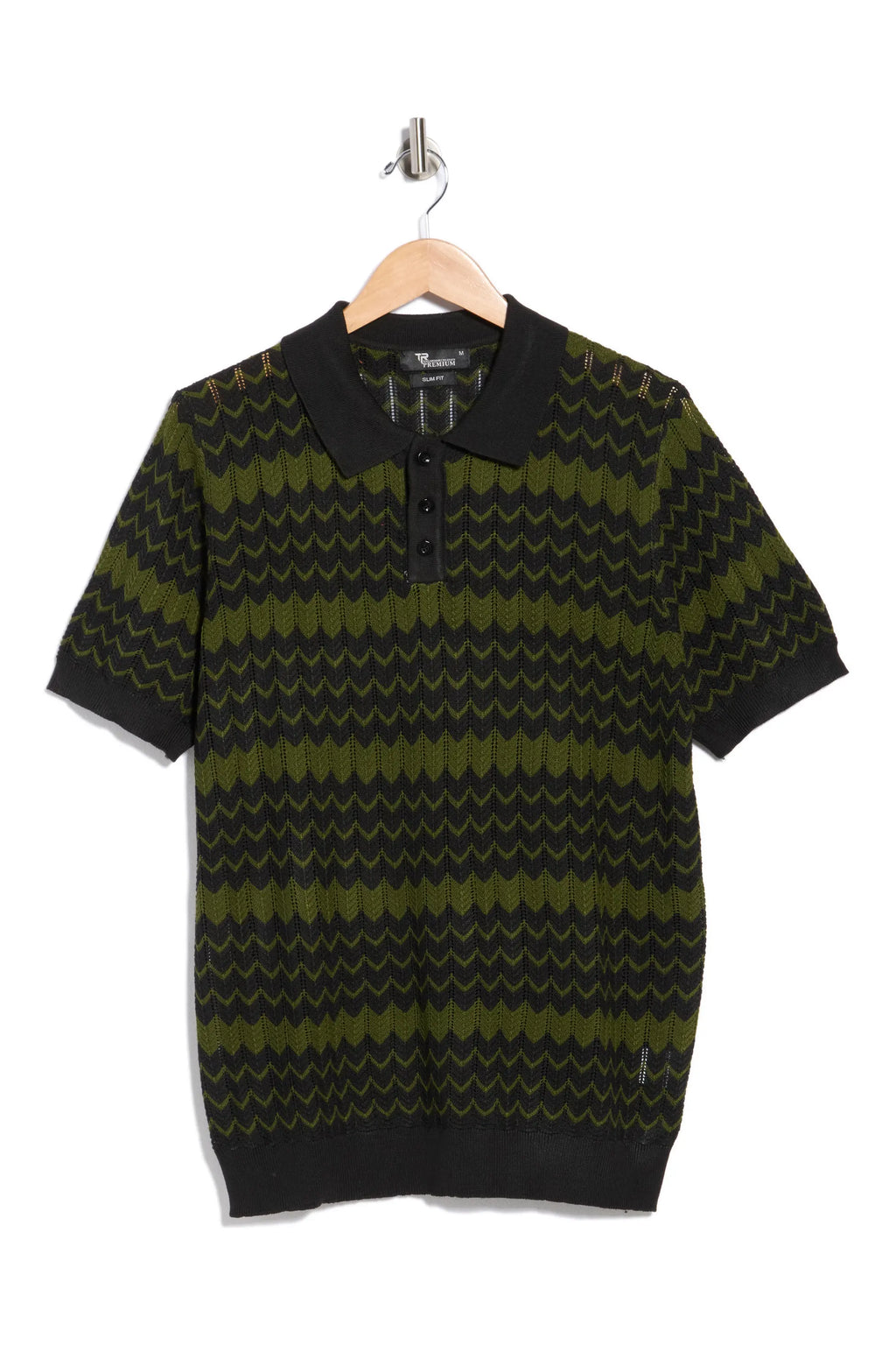 TRCK-11570-Slim Fit Polo Sweater