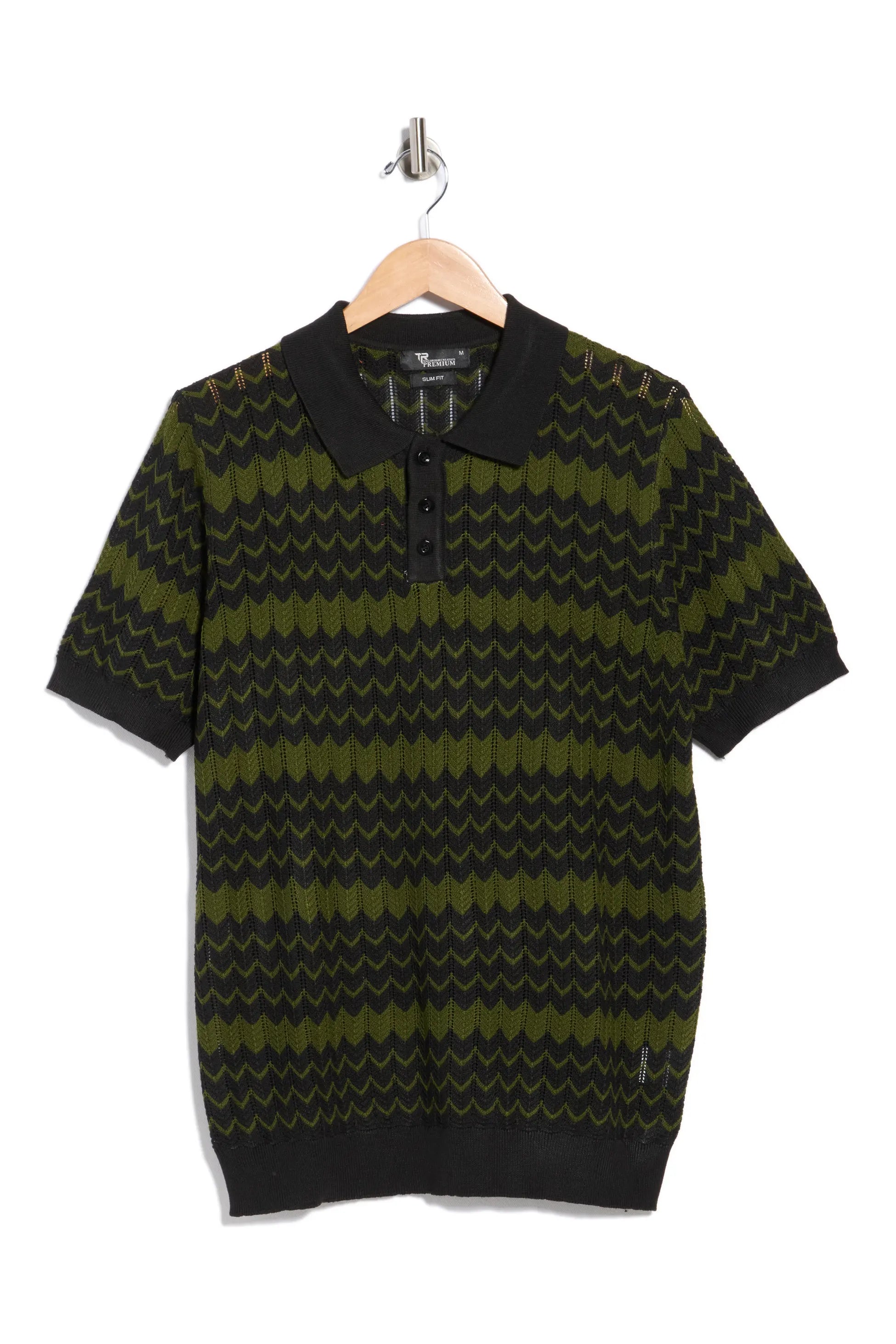 TRCK-11570-Slim Fit Polo Sweater