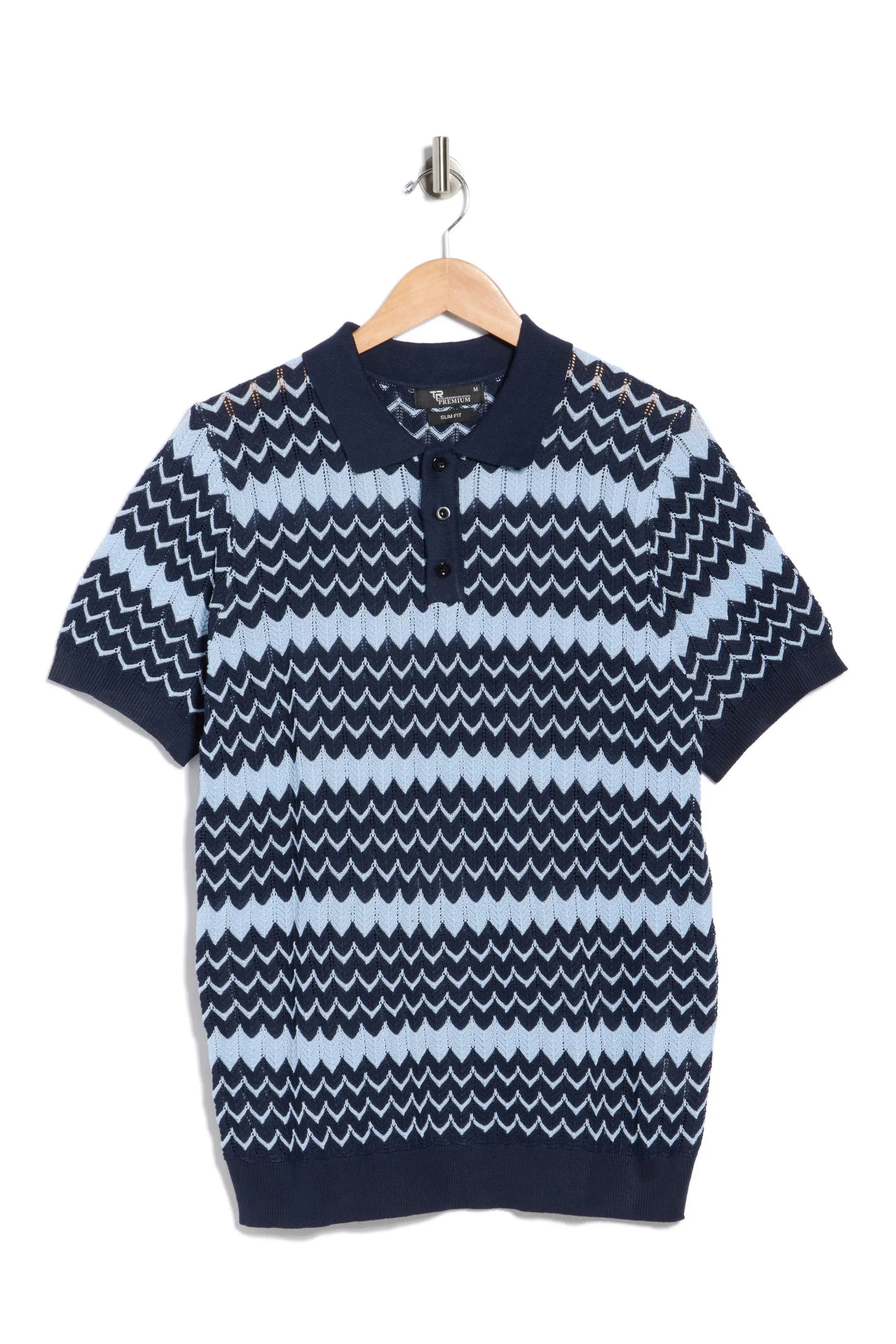 TRCK-11570-Slim Fit Polo Sweater