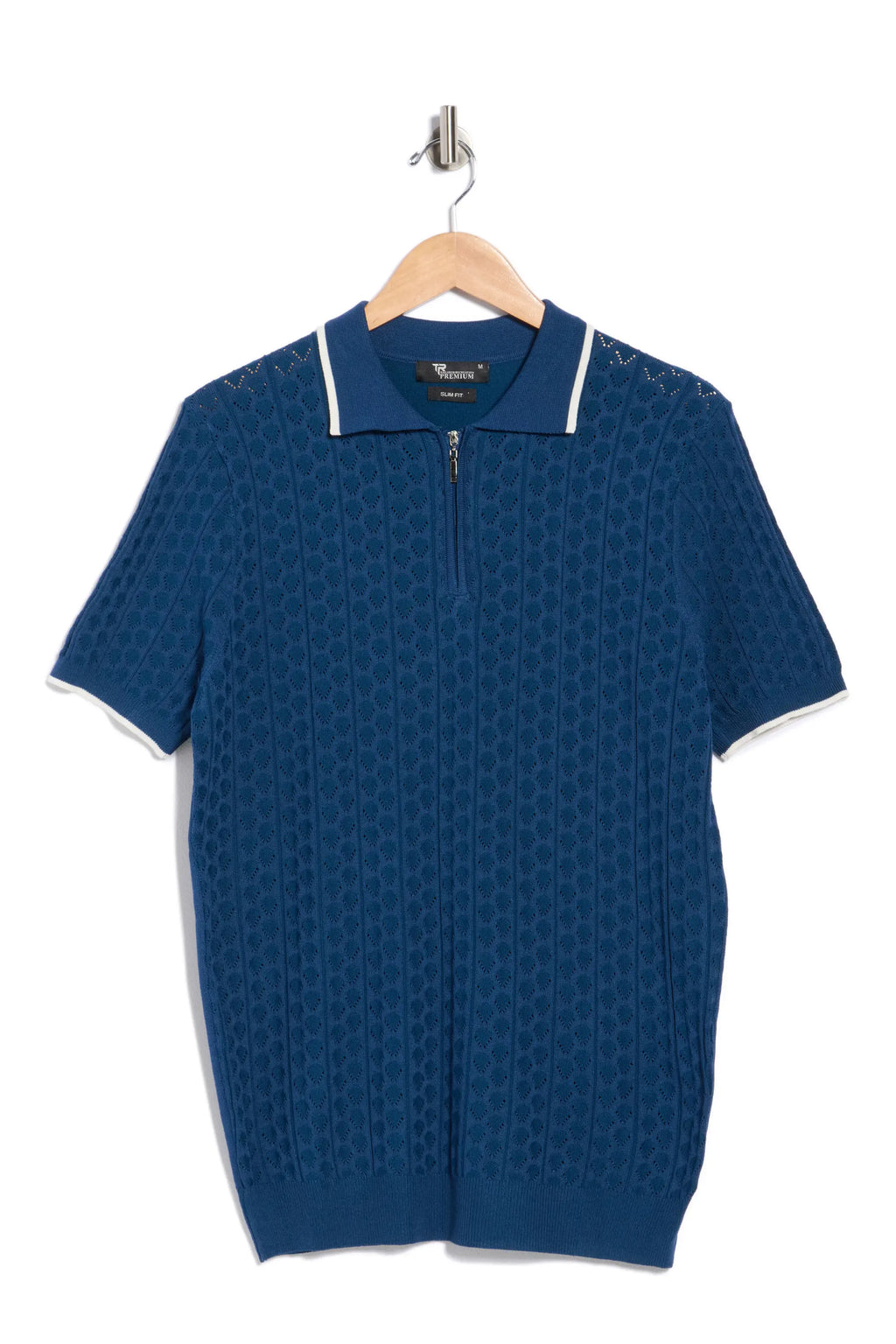 TRCK-11571-Slim Fit Polo Sweater
