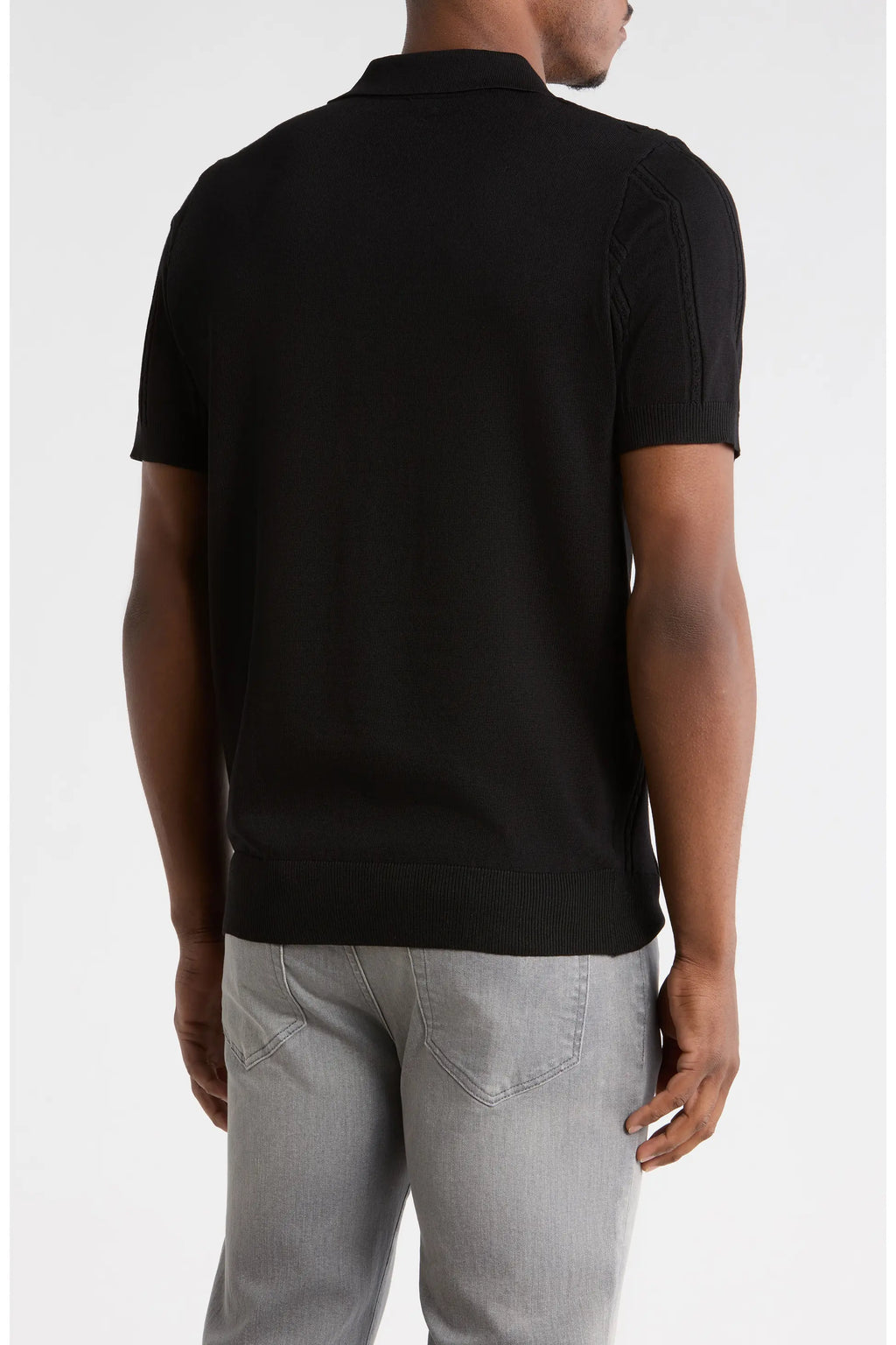 TRCK-11572-Johnny collar Polo Sweater