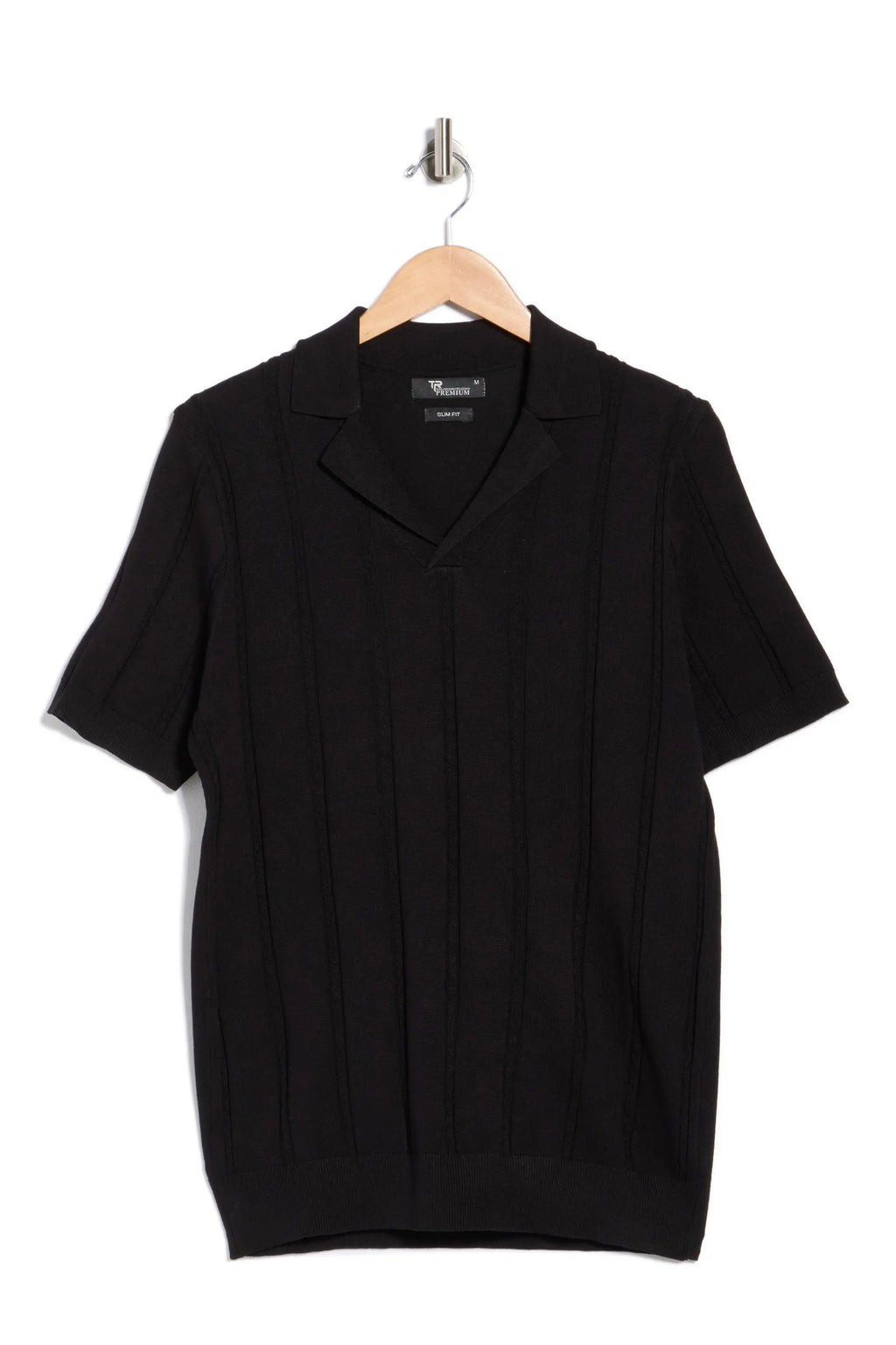 TRCK-11572-Johnny collar Polo Sweater