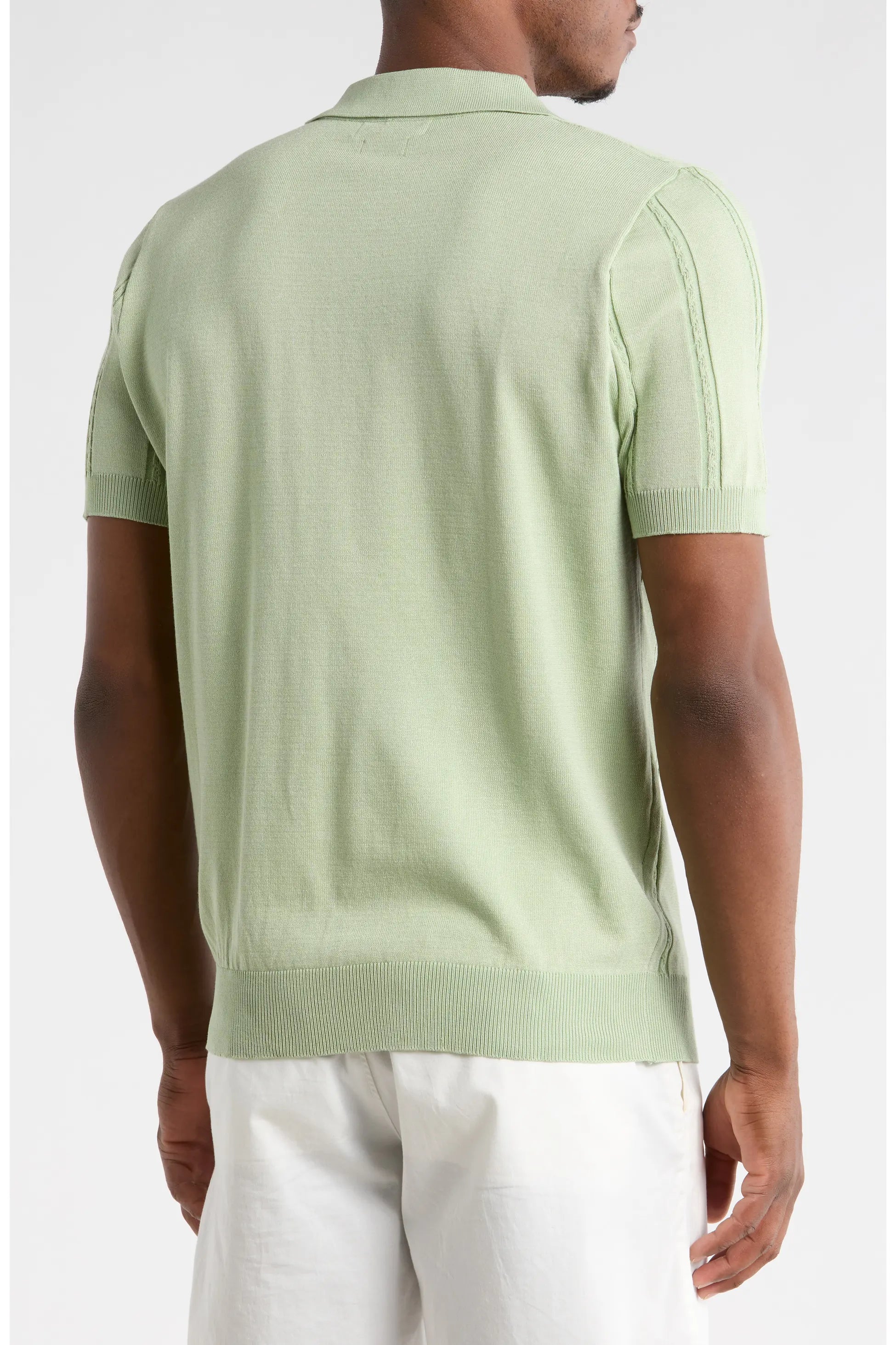 TRCK-11572-Johnny collar Polo Sweater