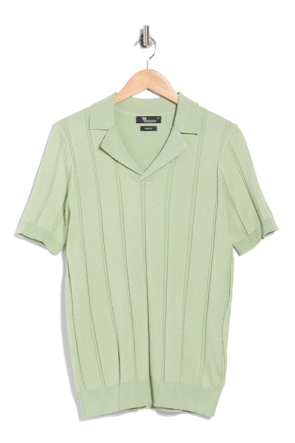 TRCK-11572-Johnny collar Polo Sweater