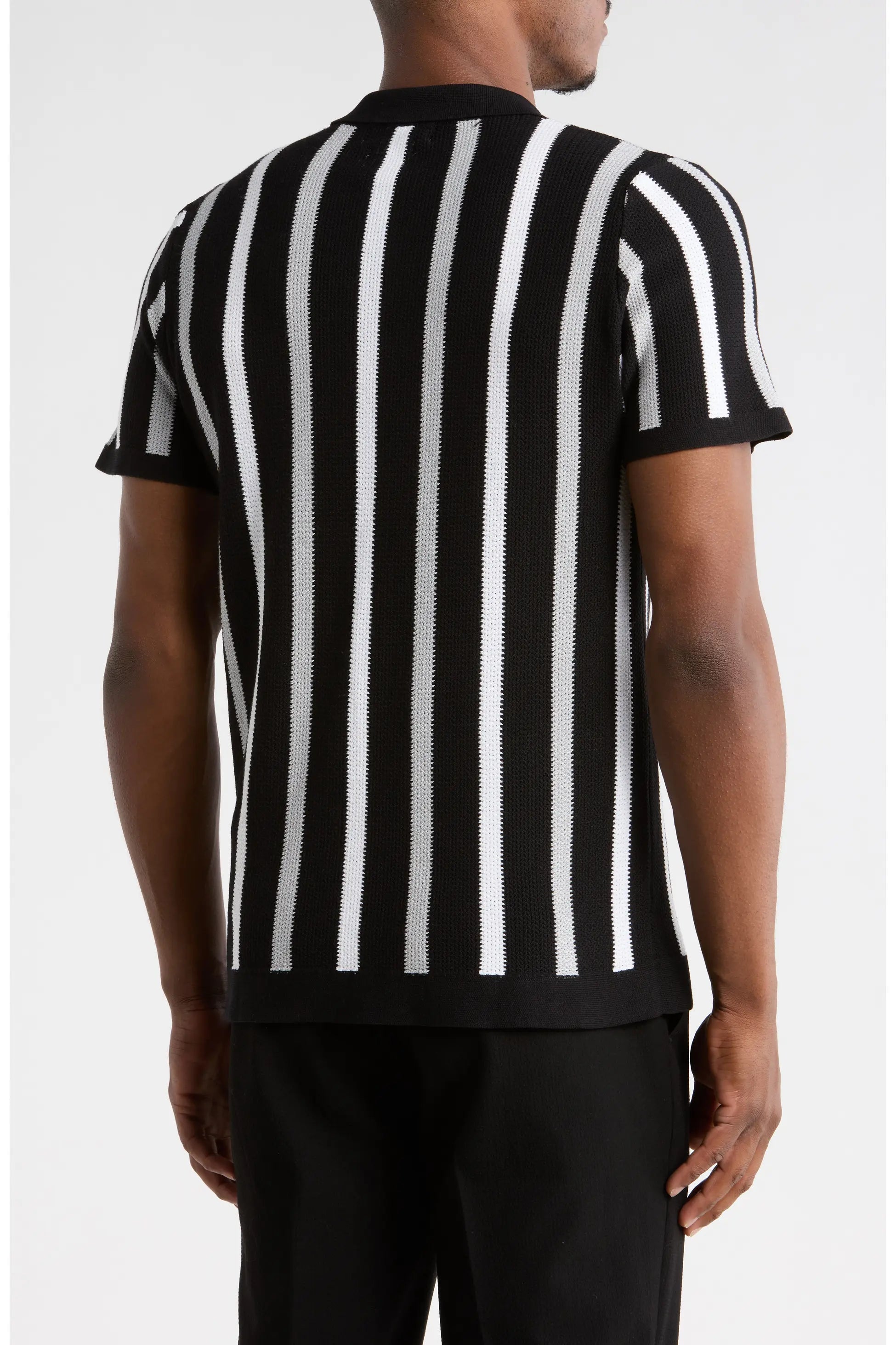 TRCK-11573-Slim Fit Polo Sweater