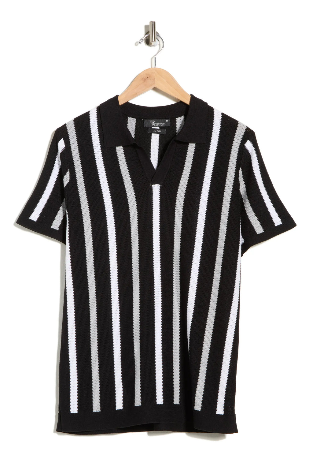 TRCK-11573-Slim Fit Polo Sweater