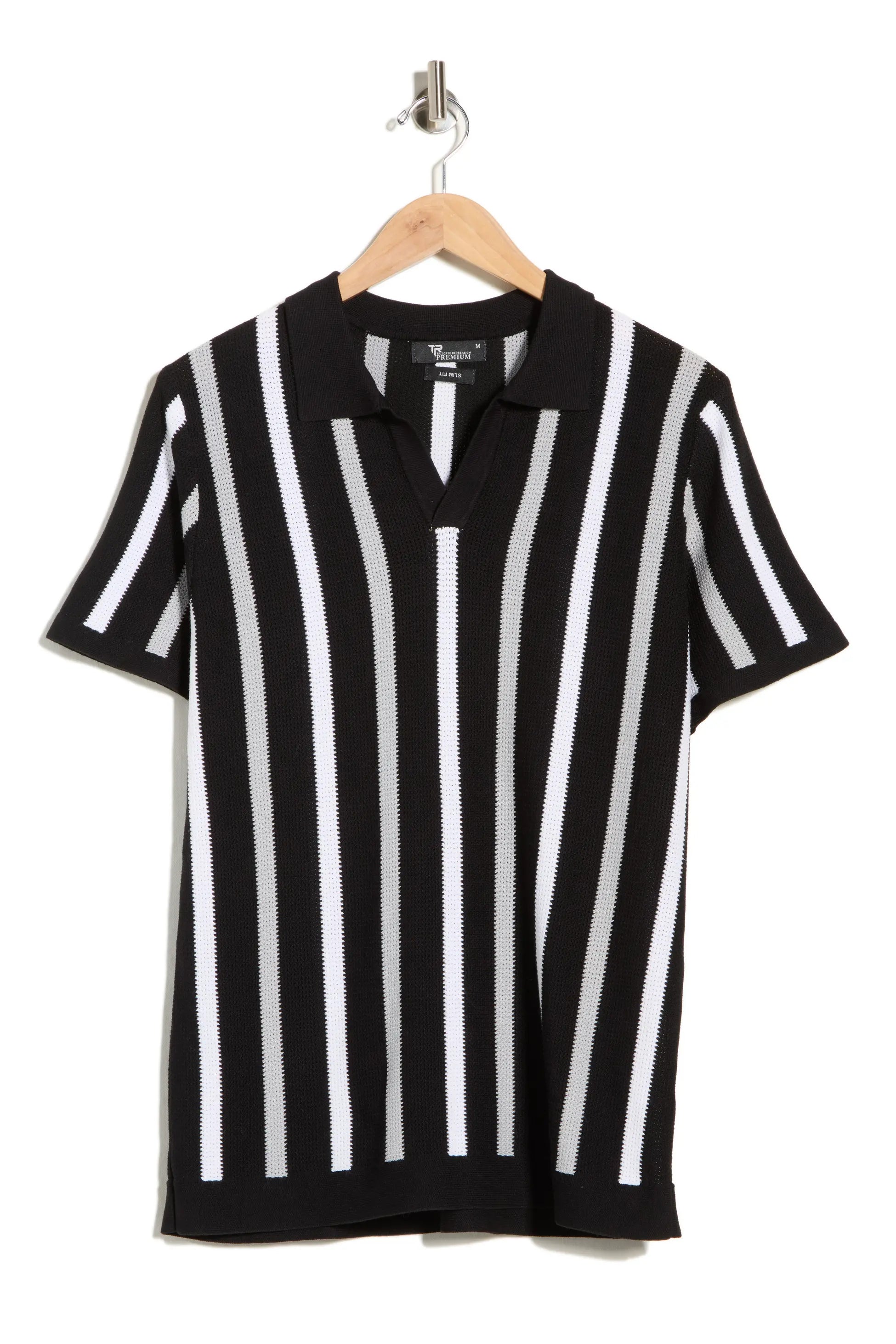 TRCK-11573-Slim Fit Polo Sweater