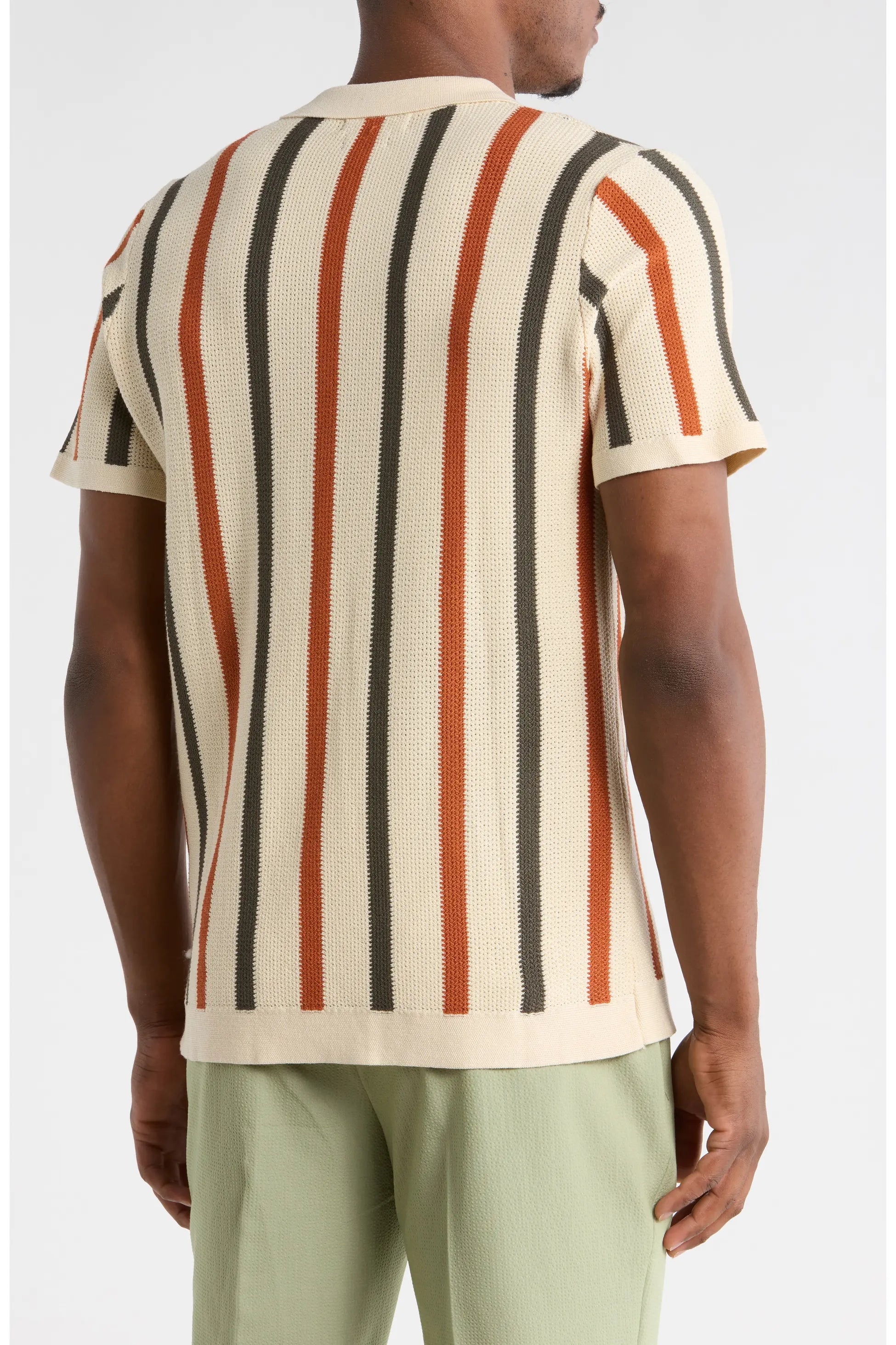 TRCK-11573-Slim Fit Polo Sweater