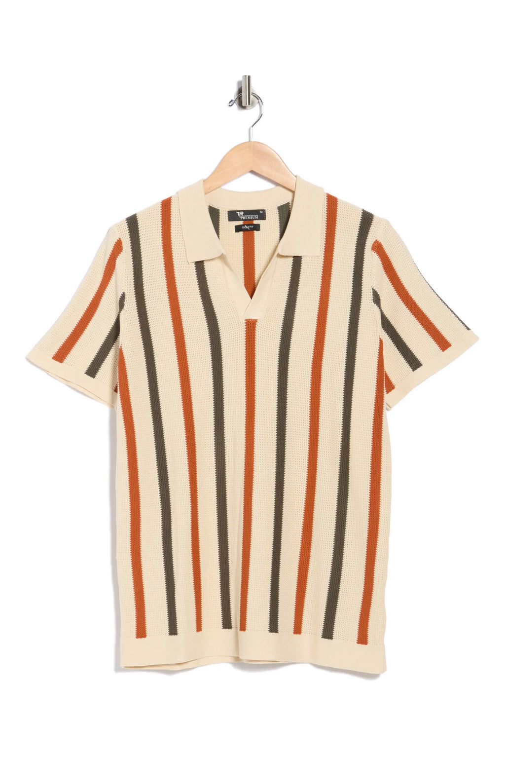 TRCK-11573-Slim Fit Polo Sweater