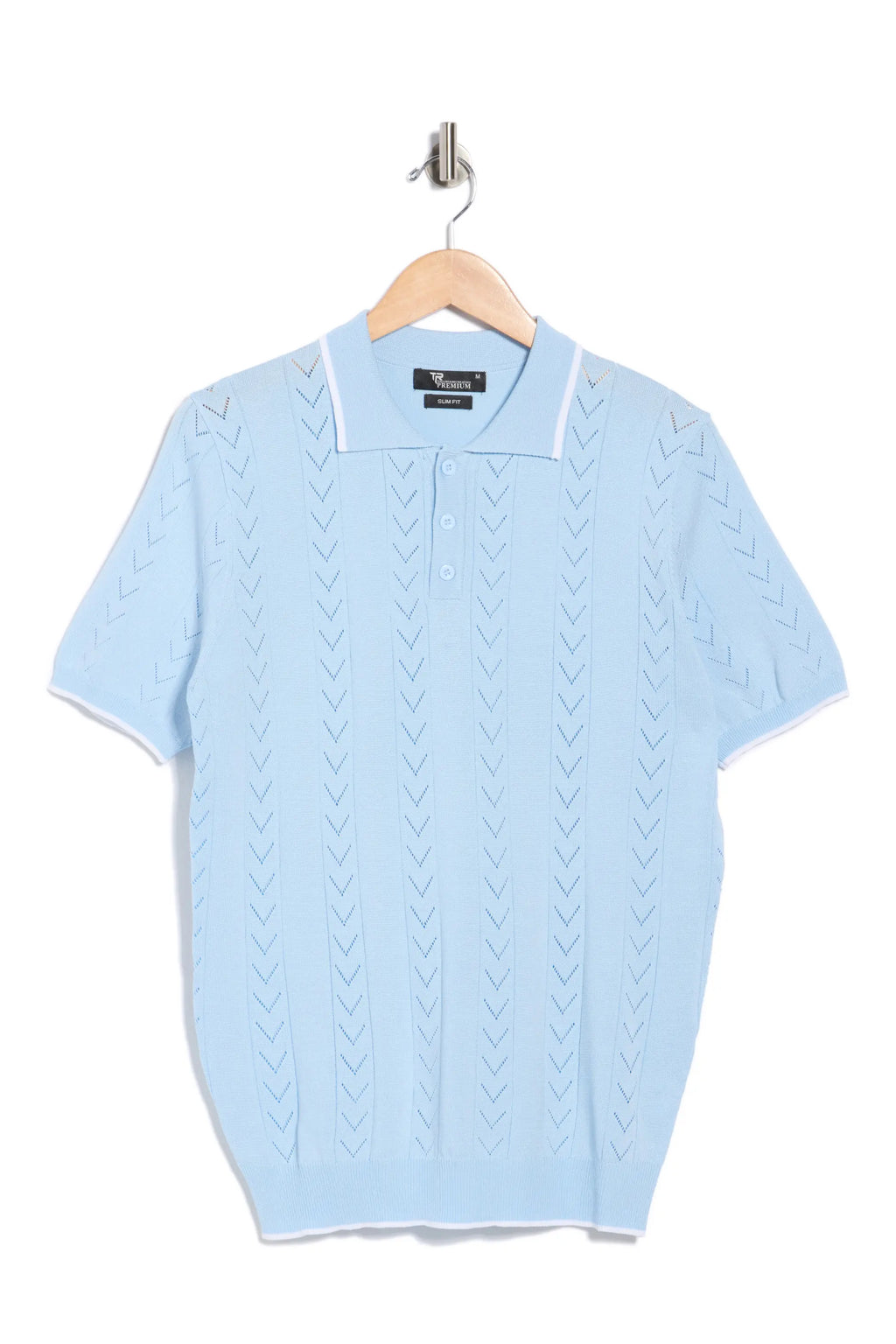 TRCK-11576-Slim Fit Polo Sweater