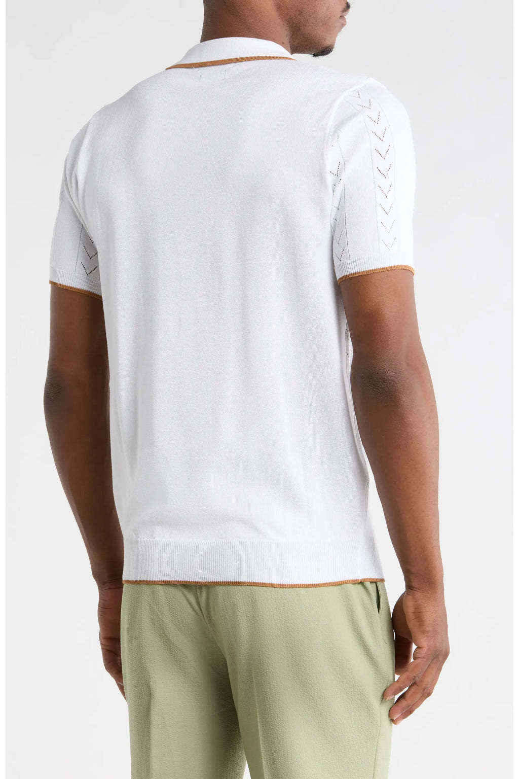 TRCK-11576-Slim Fit Polo Sweater
