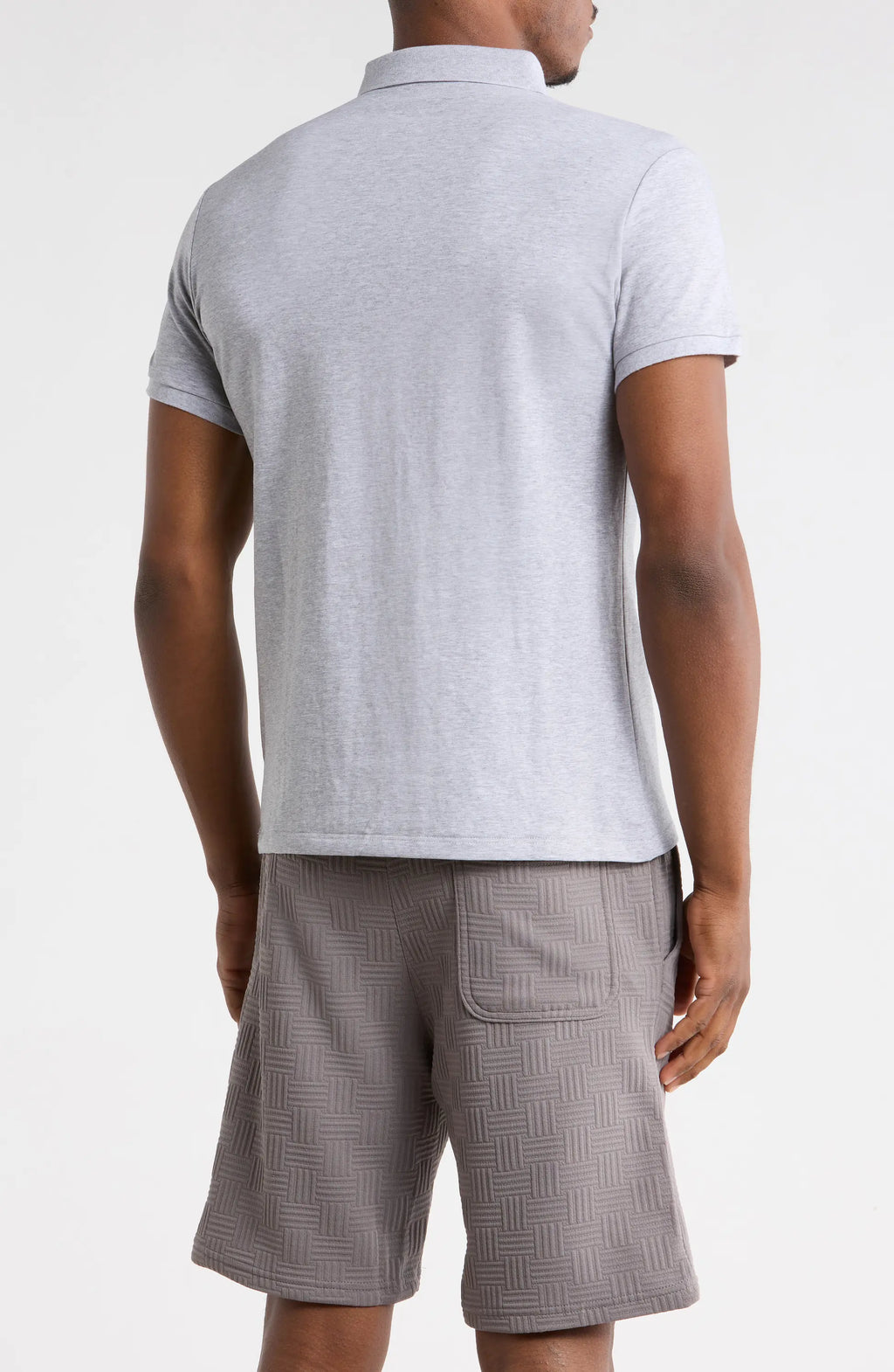 TRCV-148-Slim Fit Stretch Cotton Knit Polo – TRPremium