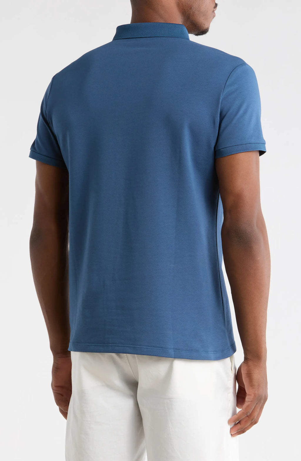TRCV-148-Slim Fit Stretch Cotton Knit Polo – TRPremium