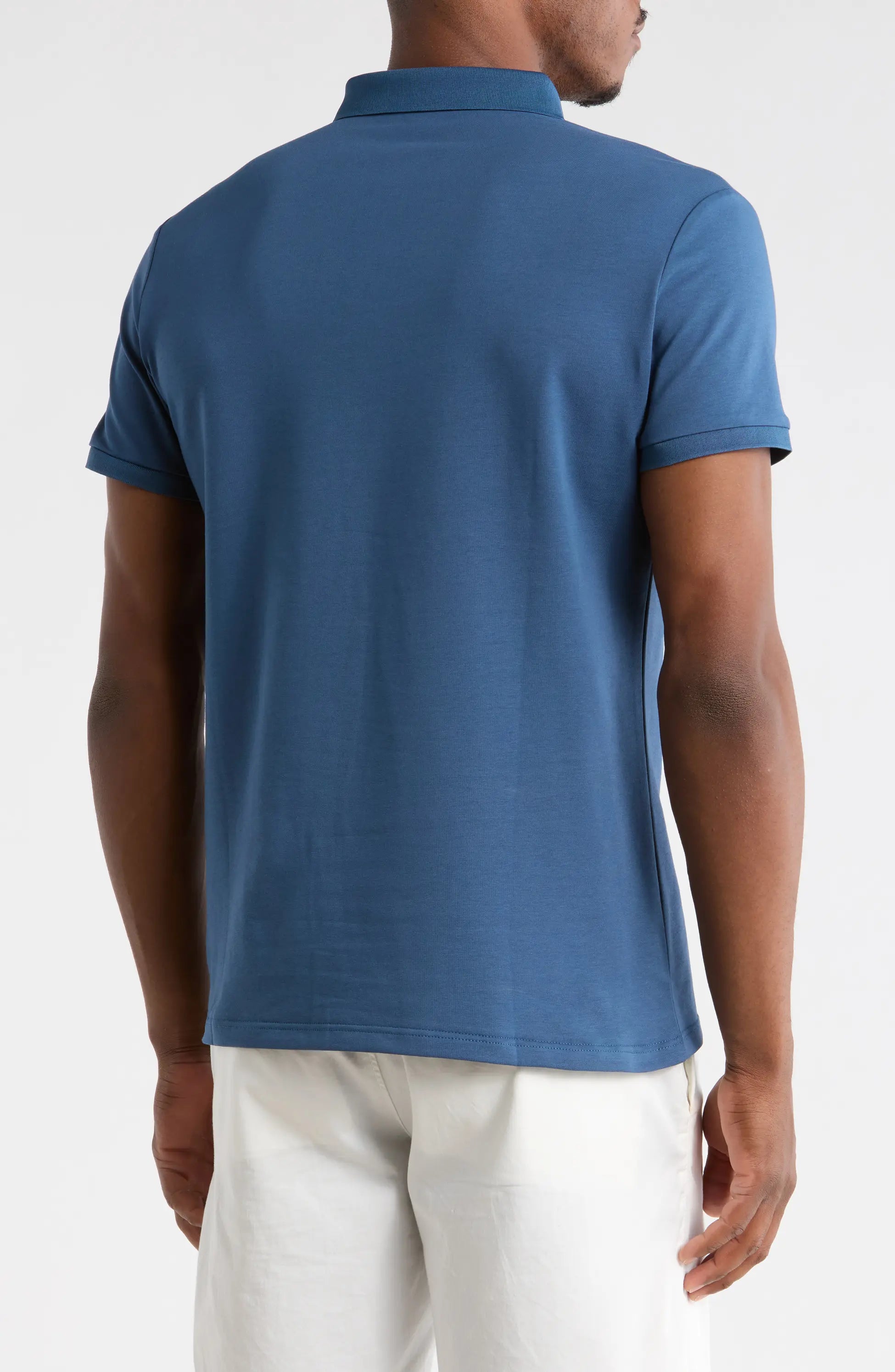 TRCV-148-Slim Fit Stretch Cotton Knit Polo