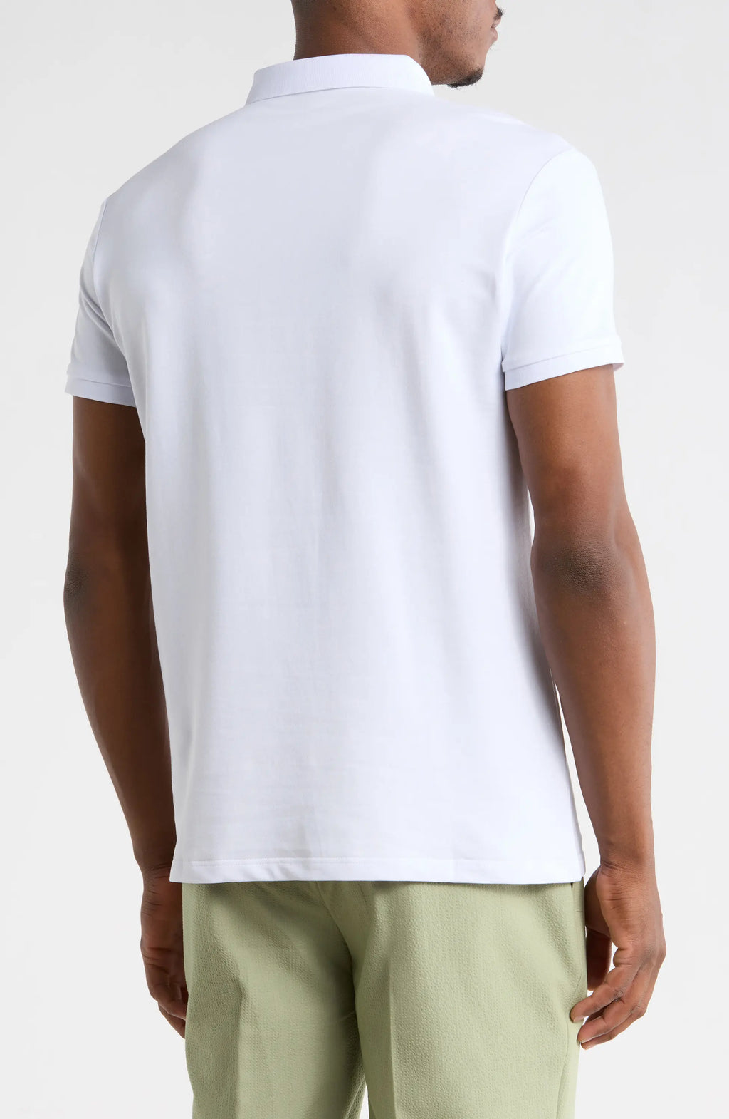 TRCV-148-Slim Fit Stretch Cotton Knit Polo – TRPremium