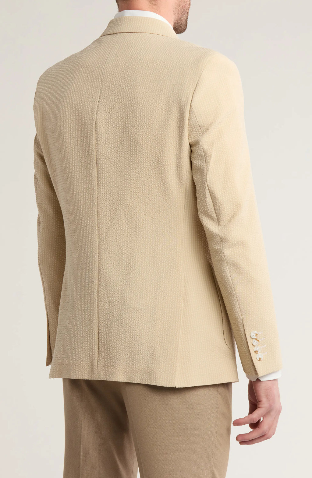 TRB-905 Slim Fit Seersucker Blazer