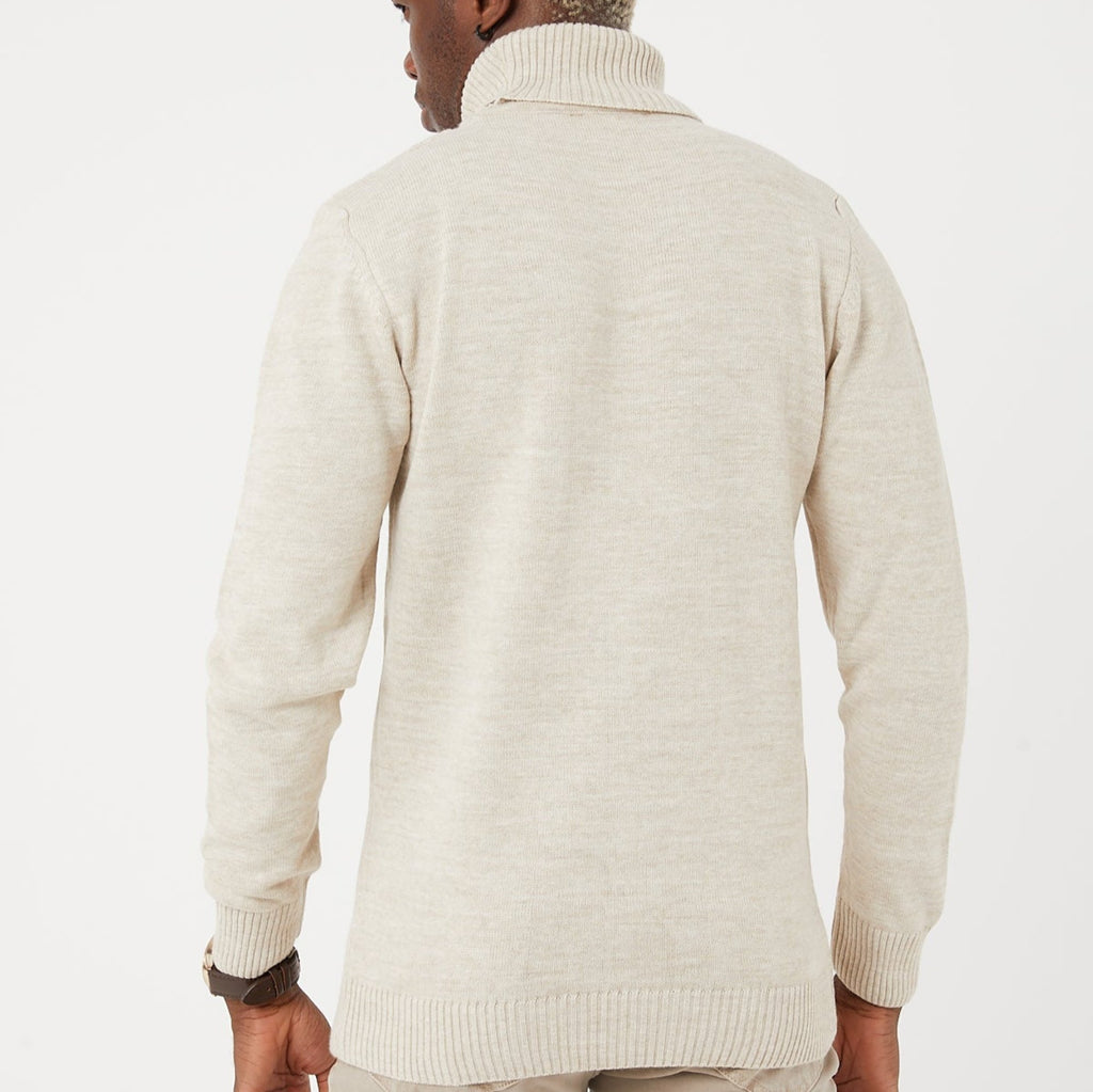 TR Premium Slim Fit Wool Turtle Neck Sweater for men - TR-11477