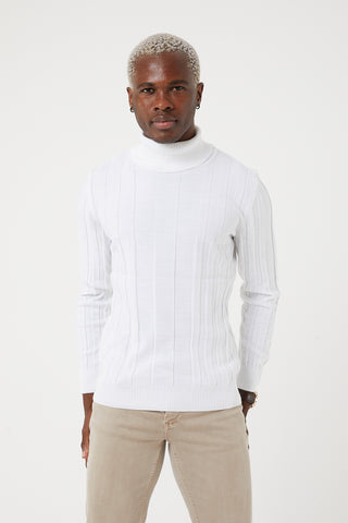 TR Premium Slim Fit Wool Turtle Neck Sweater for men - TR-11477