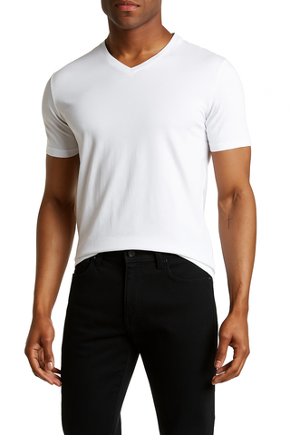 V-Neck Men's Solid T-Shirt