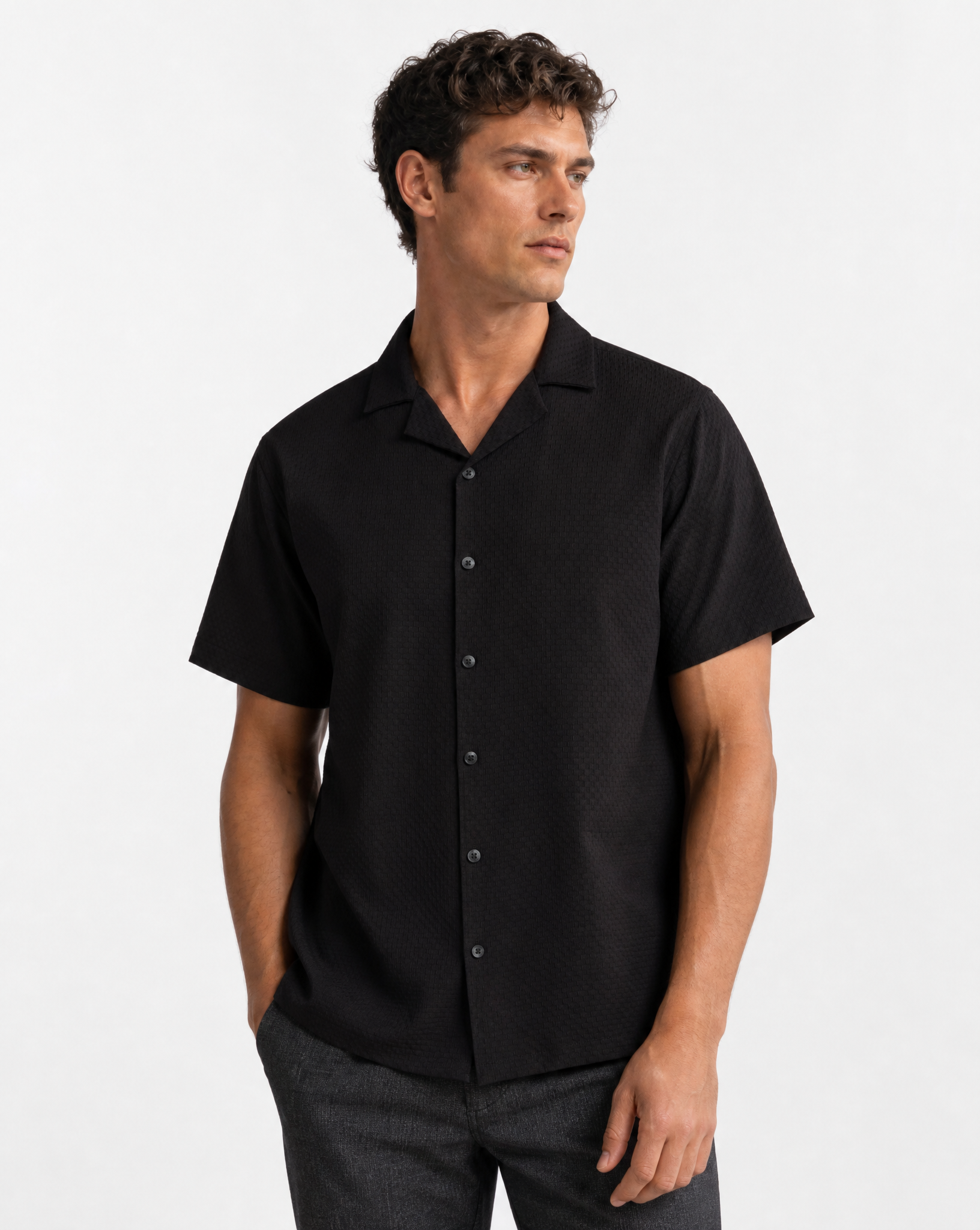 TRSH-206-Relaxed Fit Camp Shirt