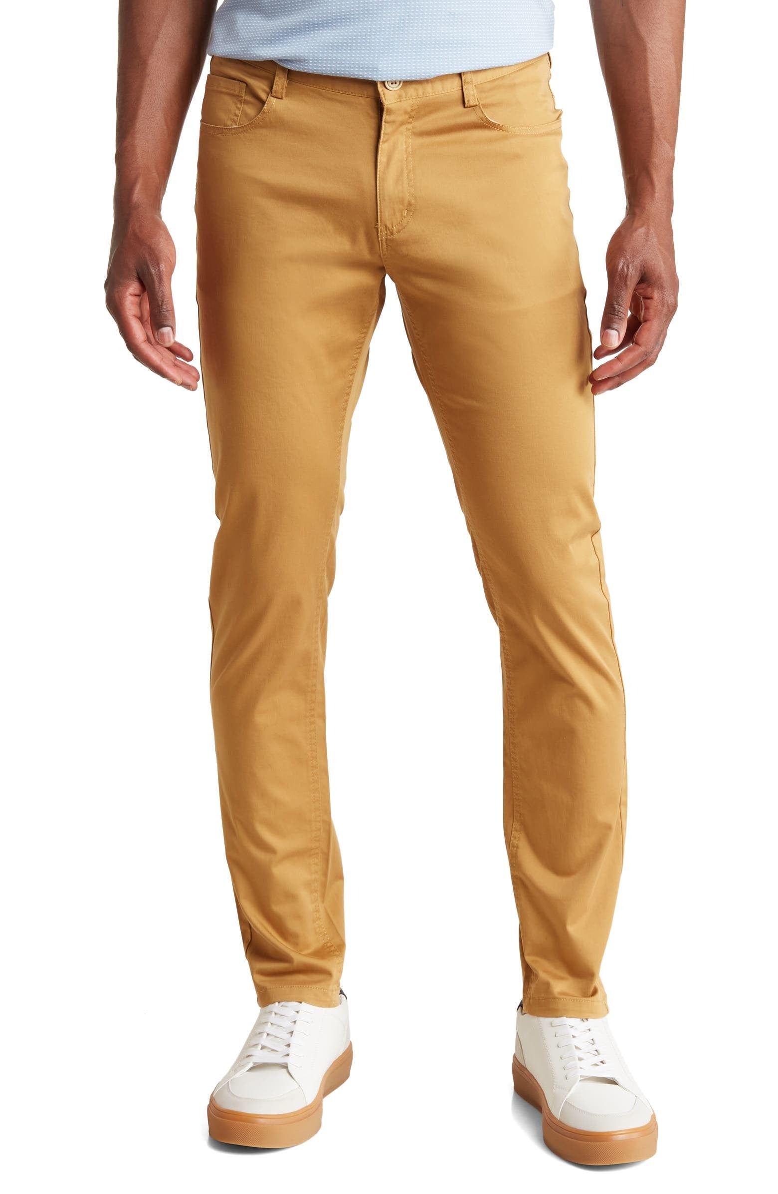 TRD-208 Slim Fit Cotton Stretch Chino Pants