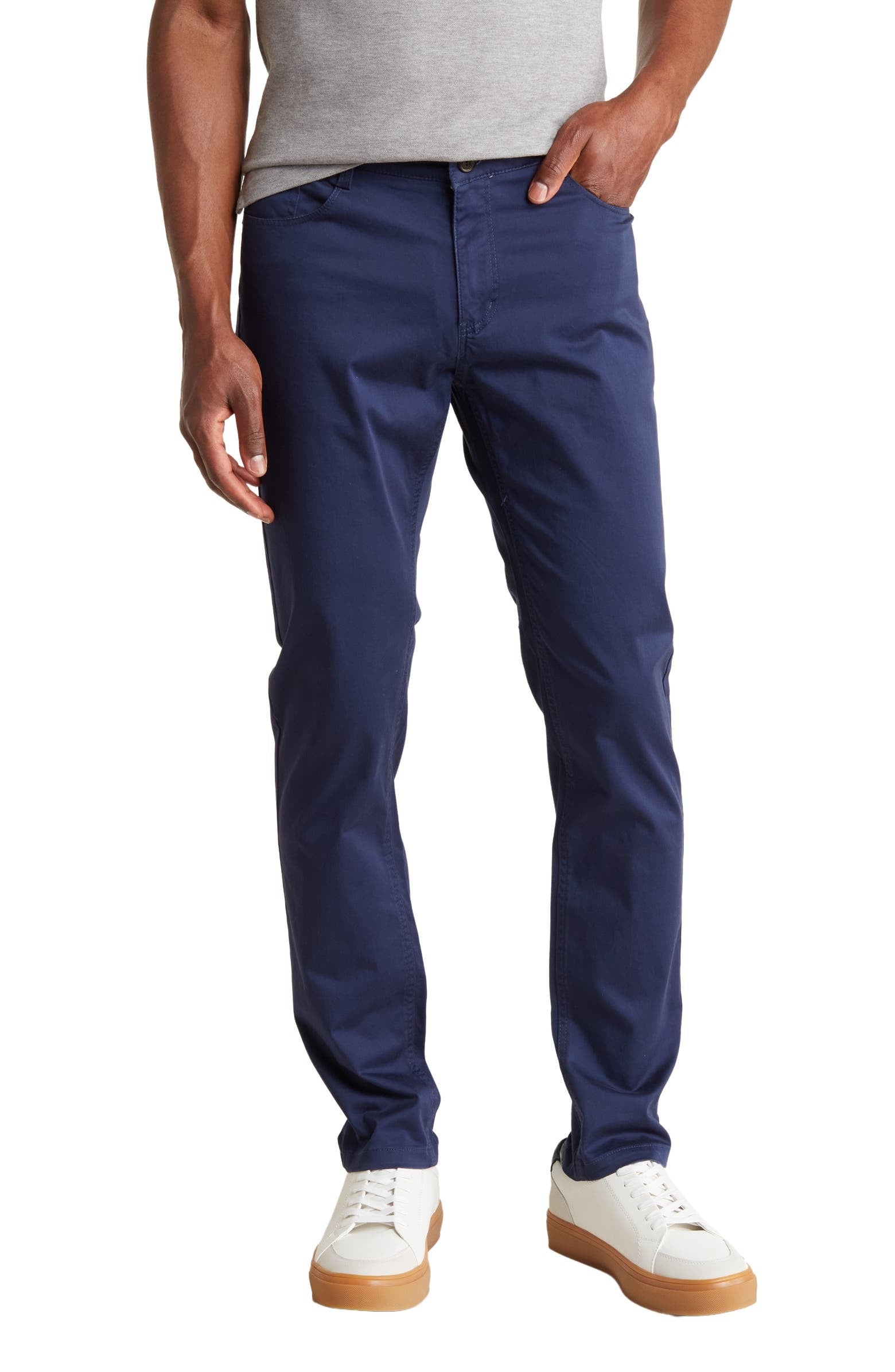 TRD-208 Slim Fit Cotton Stretch Chino Pants