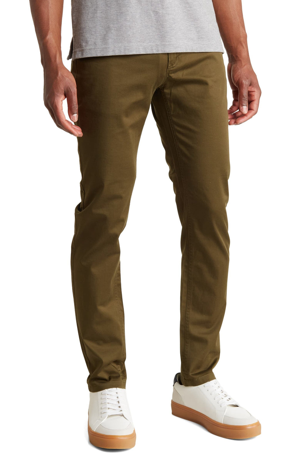 TRD-208 Slim Fit Cotton Stretch Chino Pants
