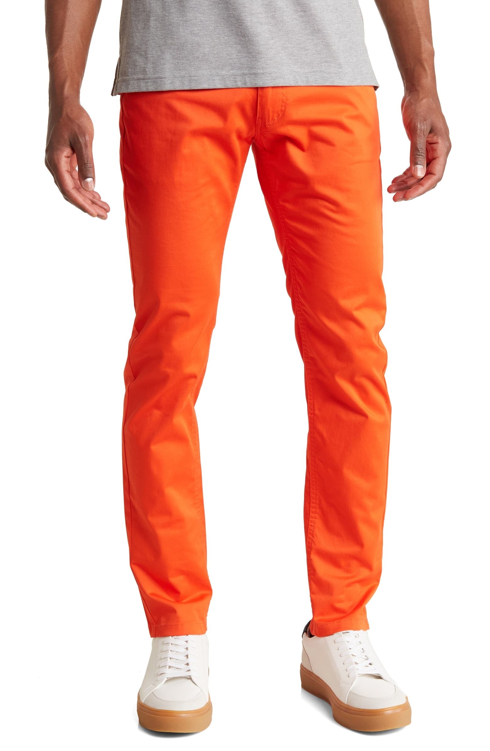 TRD-208 Slim Fit Cotton Stretch Chino Pants