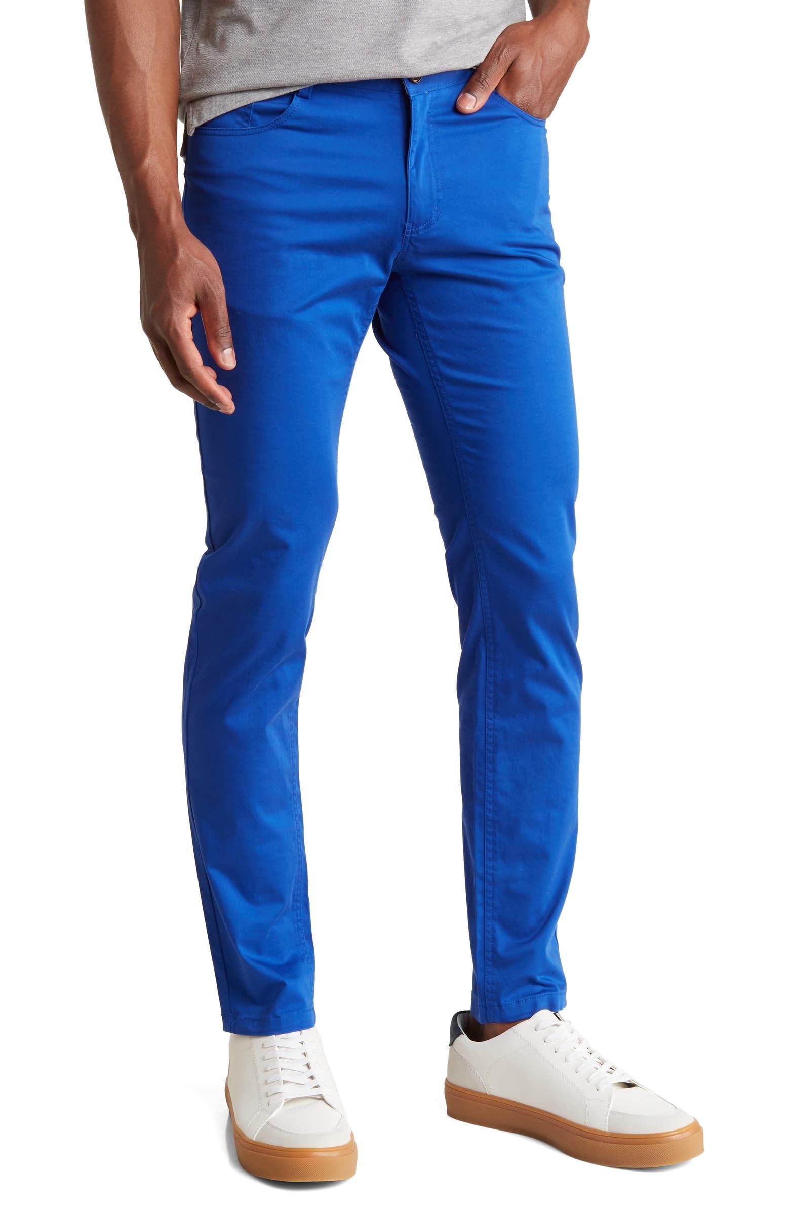 TRD-208 Slim Fit Cotton Stretch Chino Pants