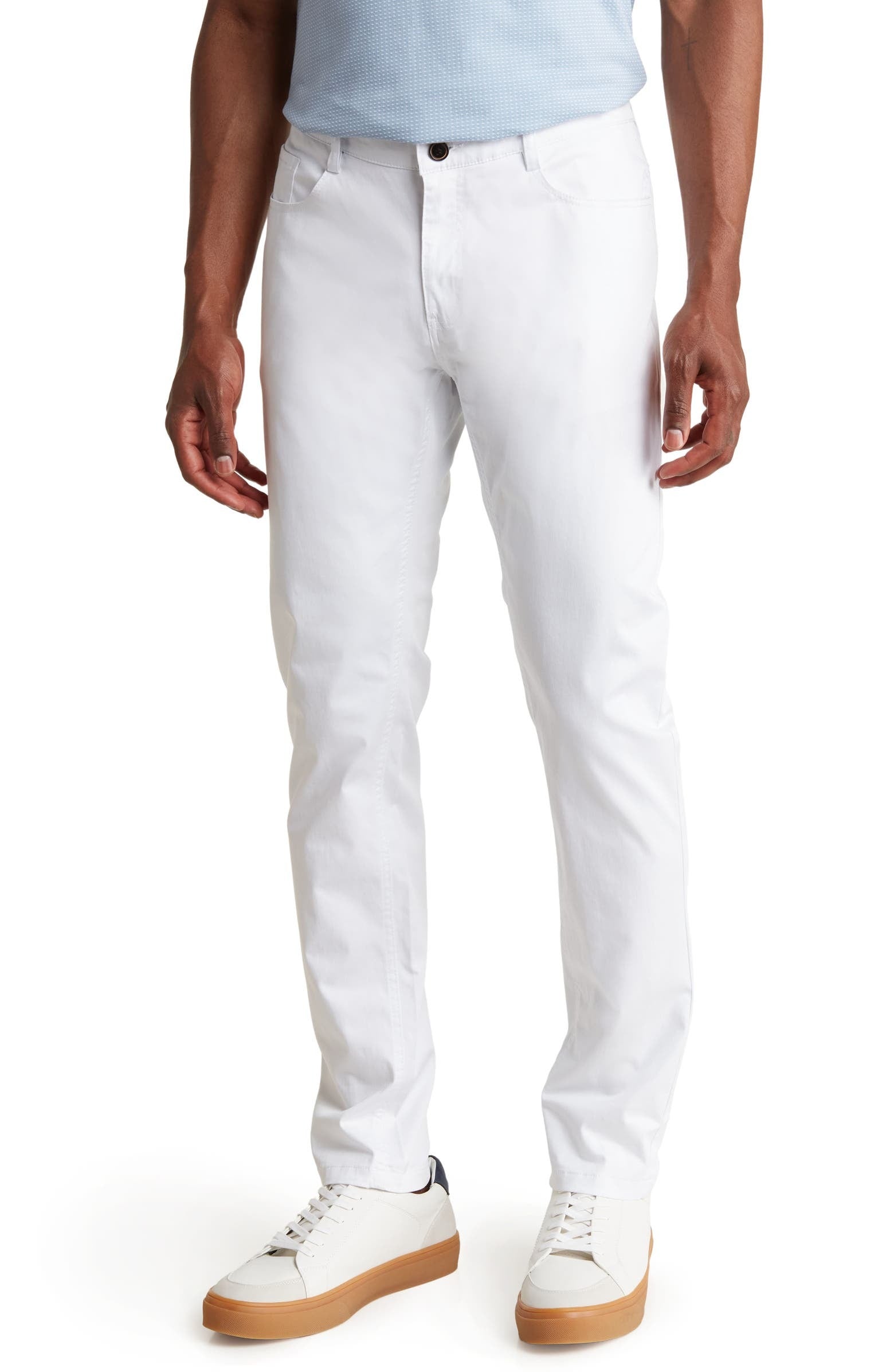 TRD-208 Slim Fit Cotton Stretch Chino Pants