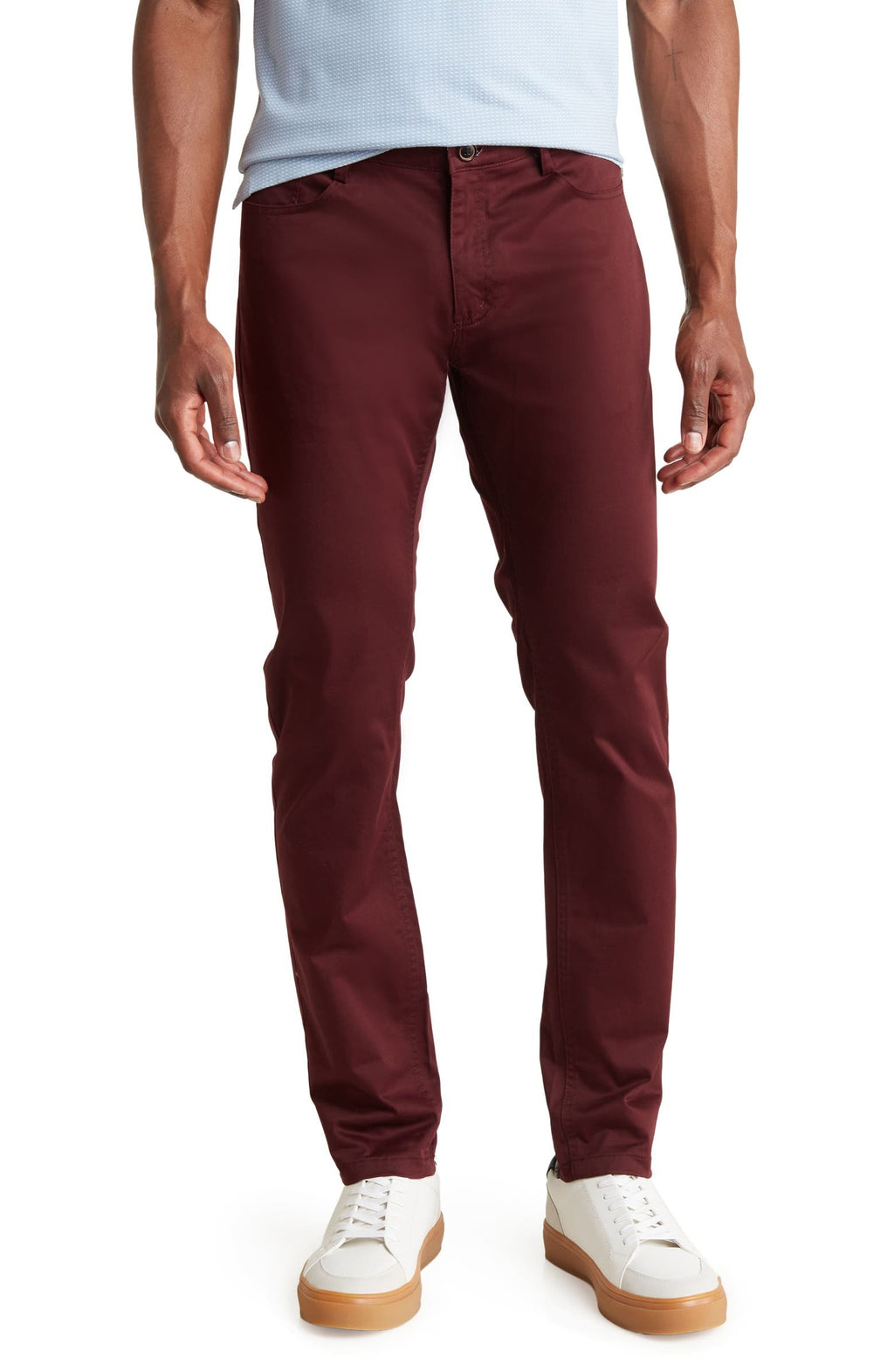 TRD-208 Slim Fit Cotton Stretch Chino Pants