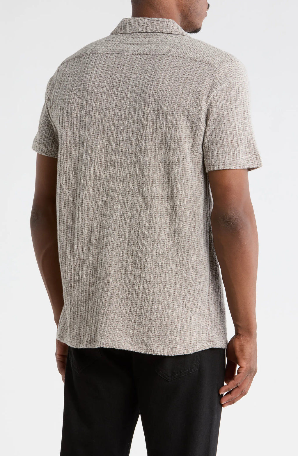 TRSH-3013-Textured Camp Shirt